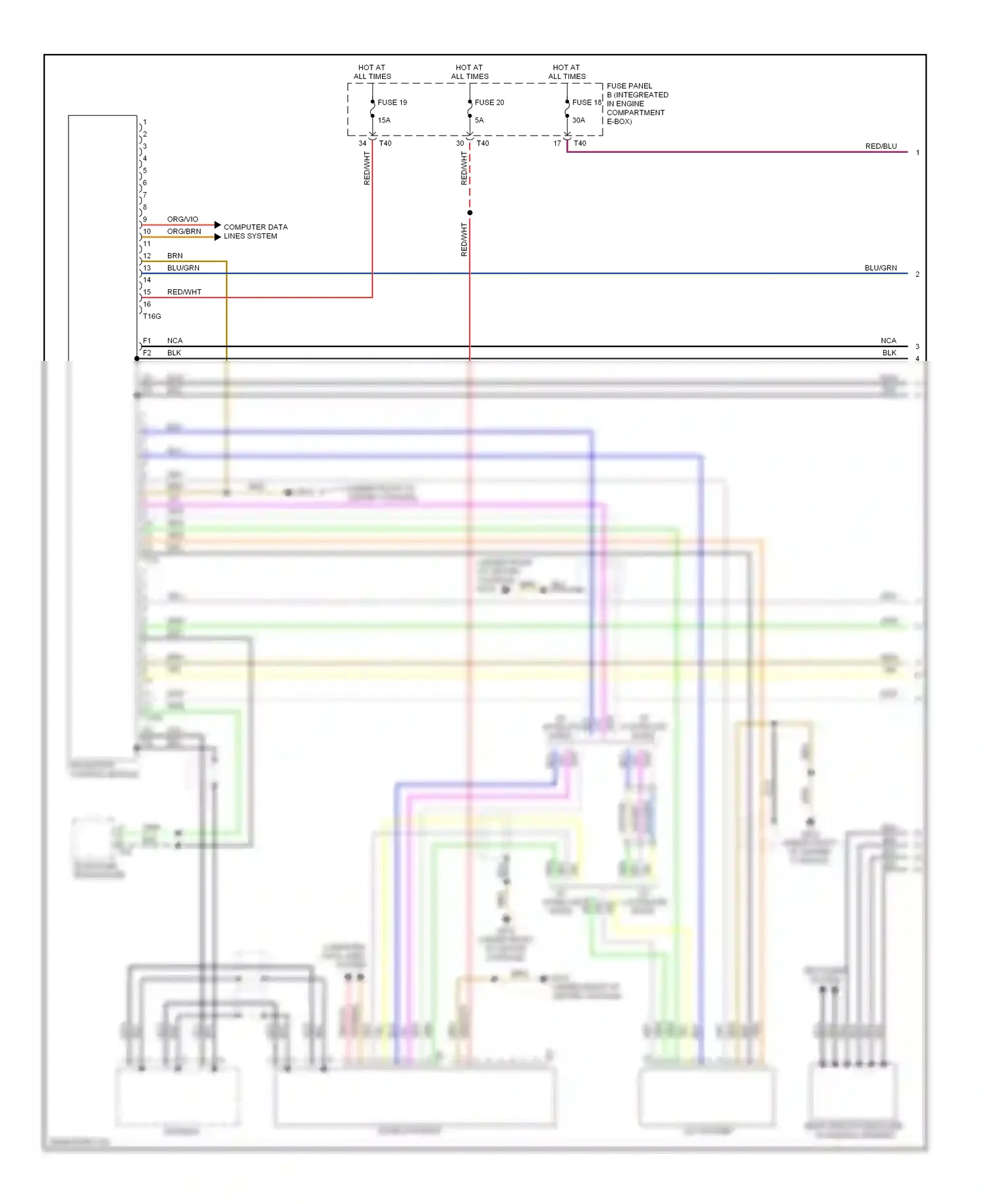 Audi A3 8P facelift (2004-2008) yel wiring diagram  (25 of 58)