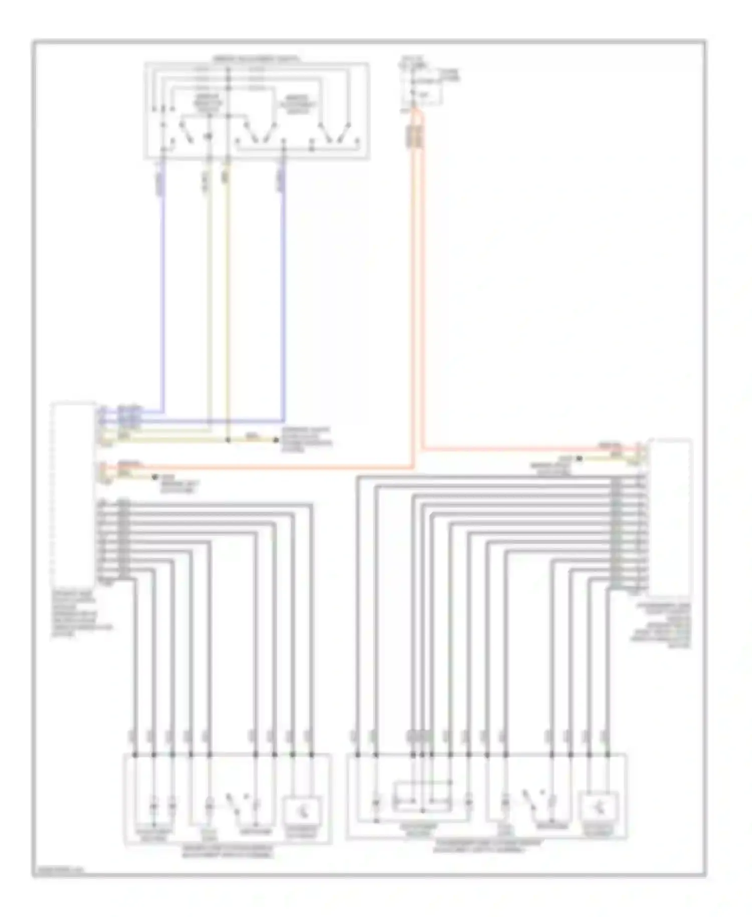 Wiring diagram yel/blu for Audi A3 8P facelift (2004-2008) (16 of 16)