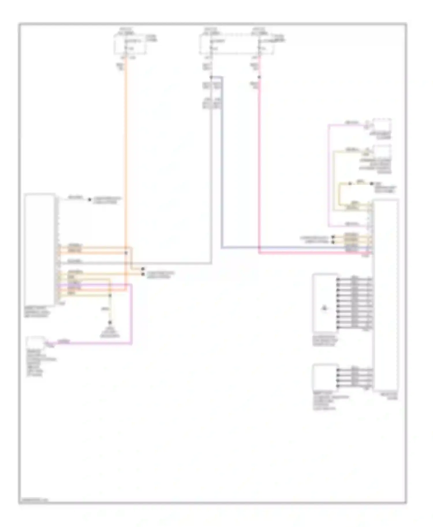 Wiring diagram yel/blu for Audi A3 8P facelift (2004-2008) (11 of 16)