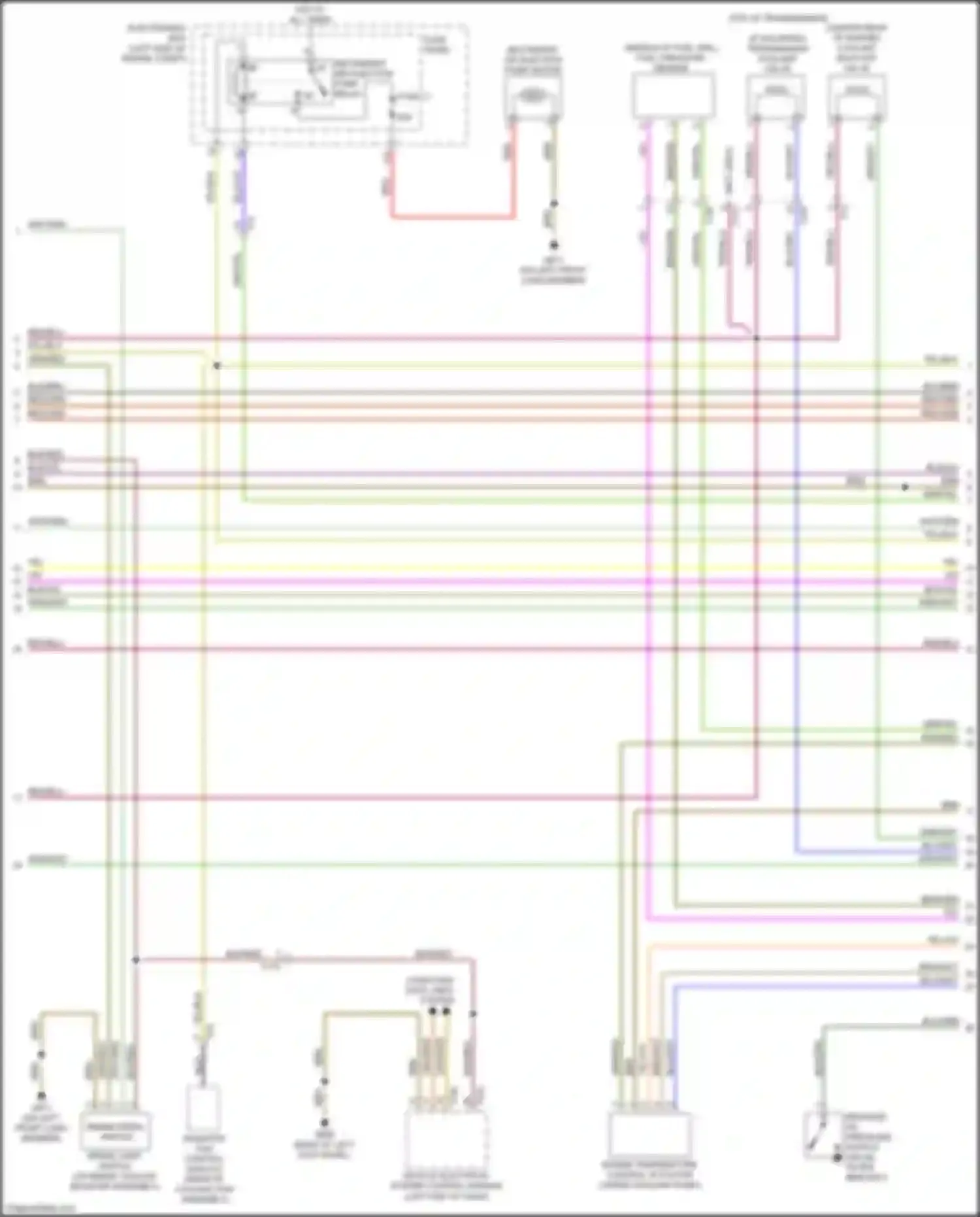 A3 Audi 8V facelift (2016-2020): Wiring diagram engine performance 2.0l turbo (2 of 7)