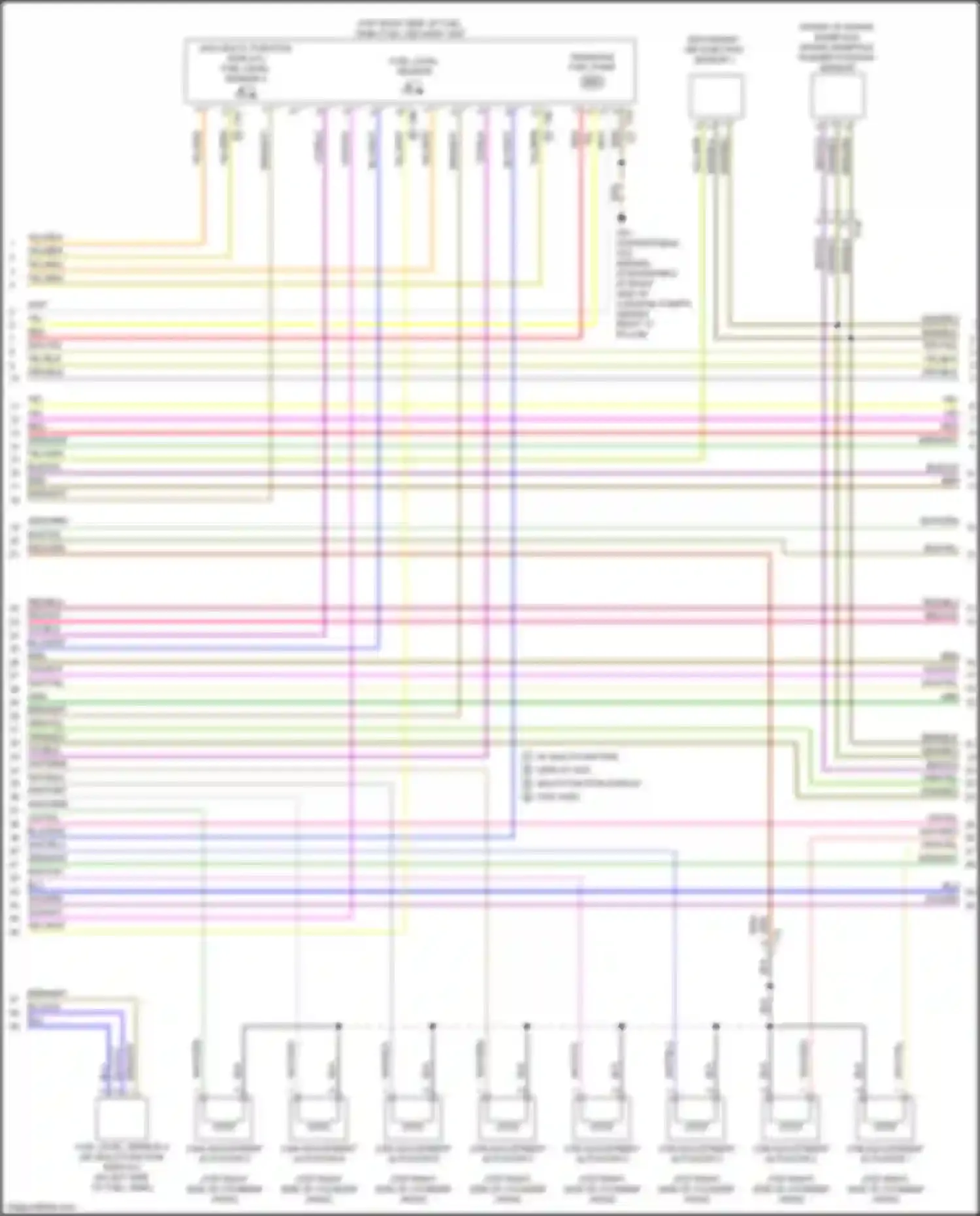 A3 Audi 8V facelift (2016-2020): Wiring diagram engine performance 2.0l turbo (6 of 7)
