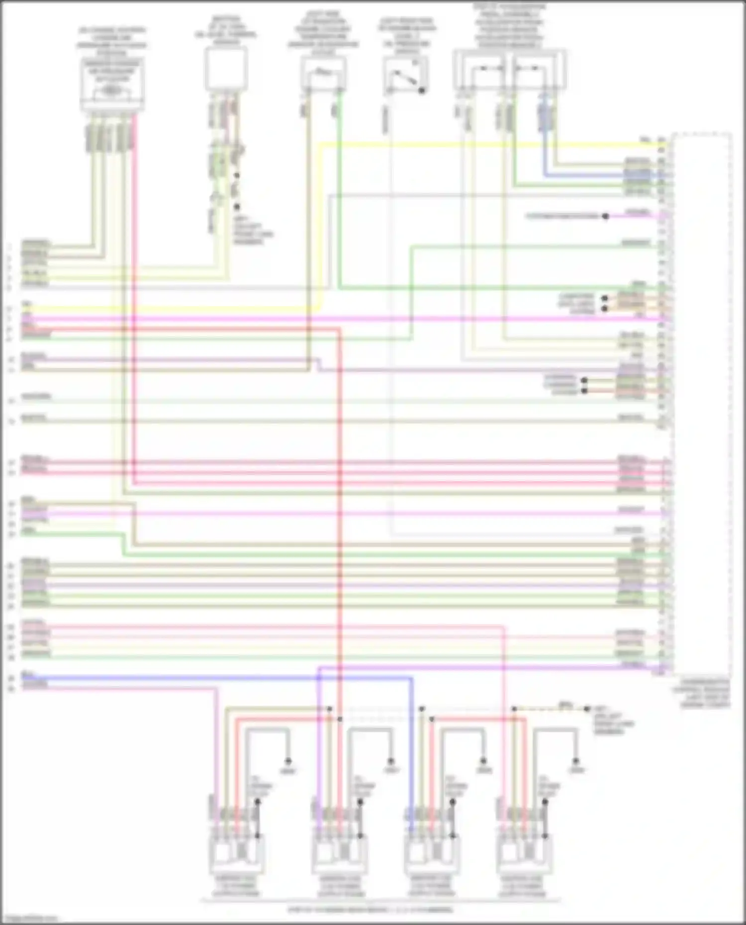 A3 Audi 8V facelift (2016-2020): Wiring diagram engine performance 2.0l turbo (7 of 7)
