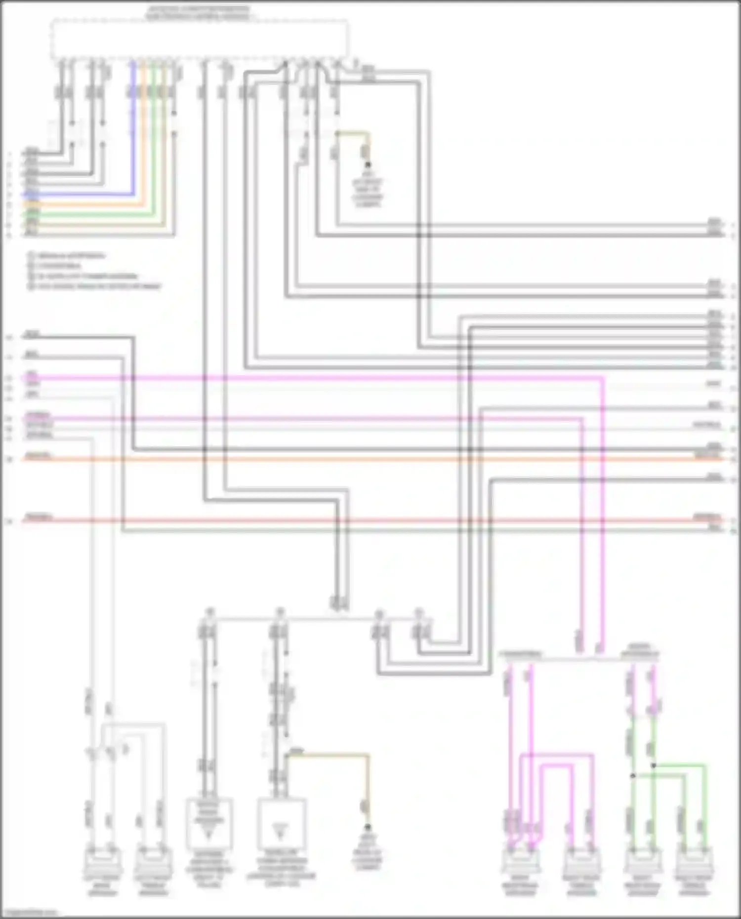 A3 Audi 8V facelift (2016-2020): Navigation circuit, w/o amplifier (2 of 5)