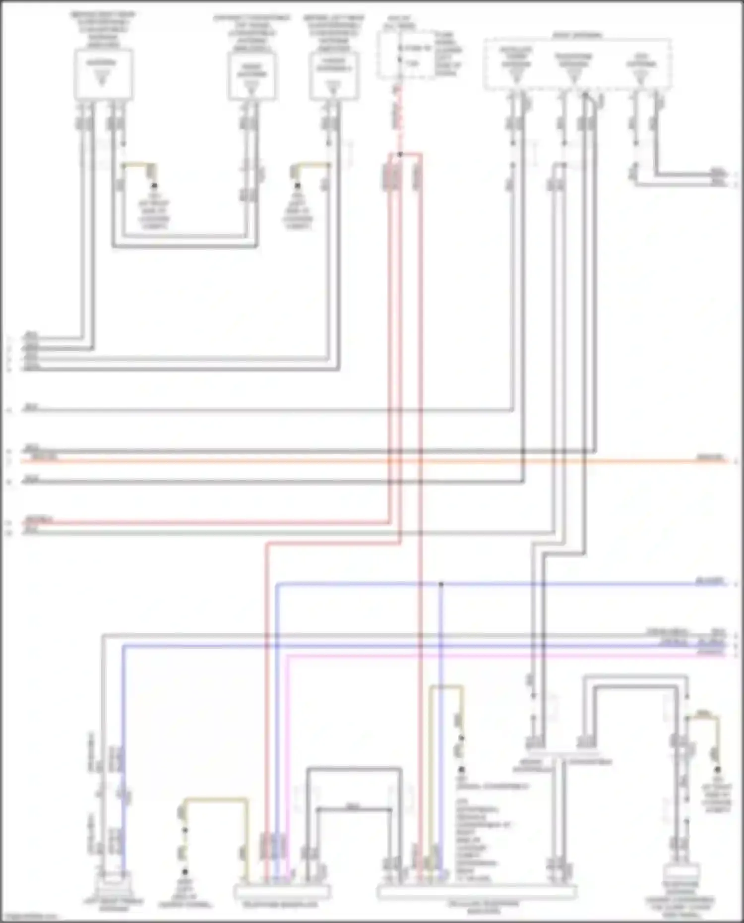 A3 Audi 8V facelift (2016-2020): Radio circuit, w/ navigation & amplifier (3 of 5)