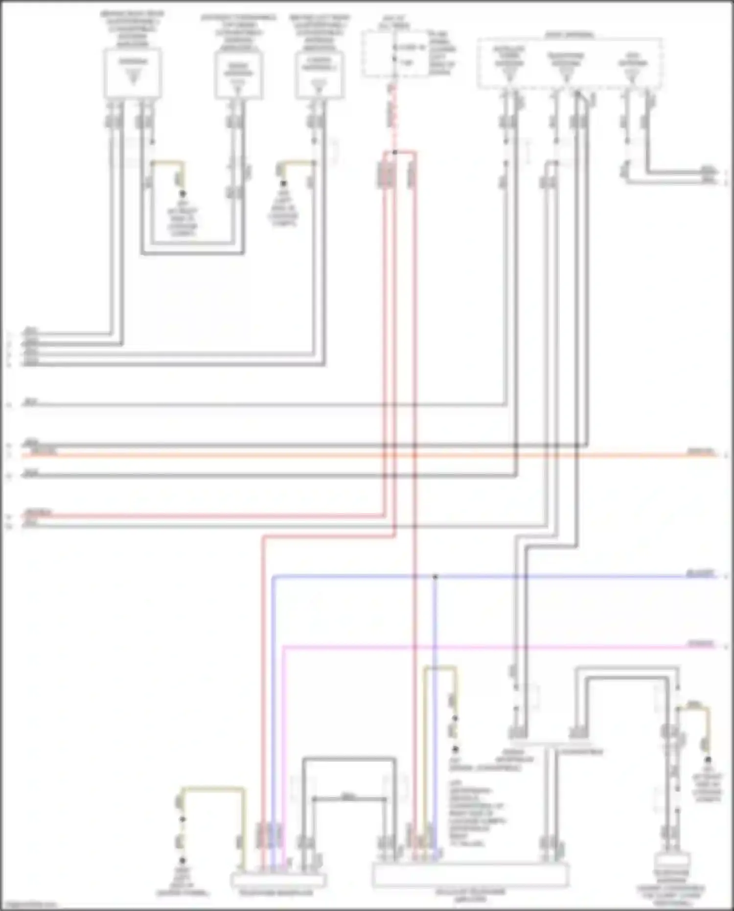 A3 Audi 8V facelift (2016-2020): Radio circuit, w/ navigation w/o amplifier (4 of 5)