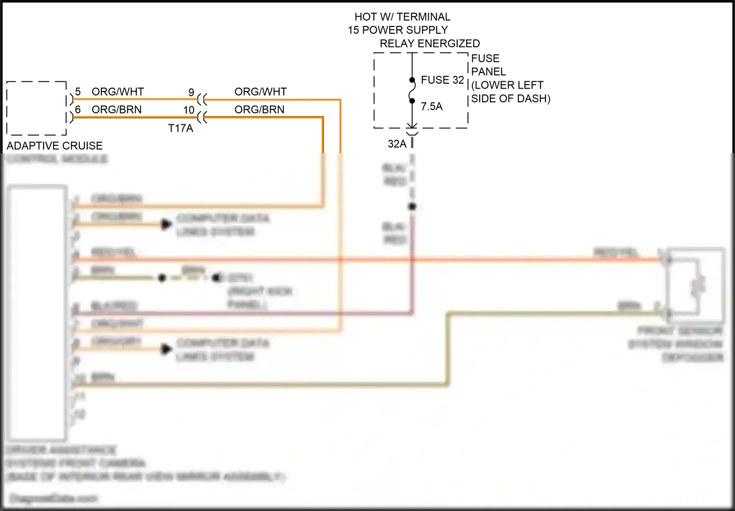 Wiring diagram blk/red for Audi A3 8V facelift (2016-2020) (7 of 28)