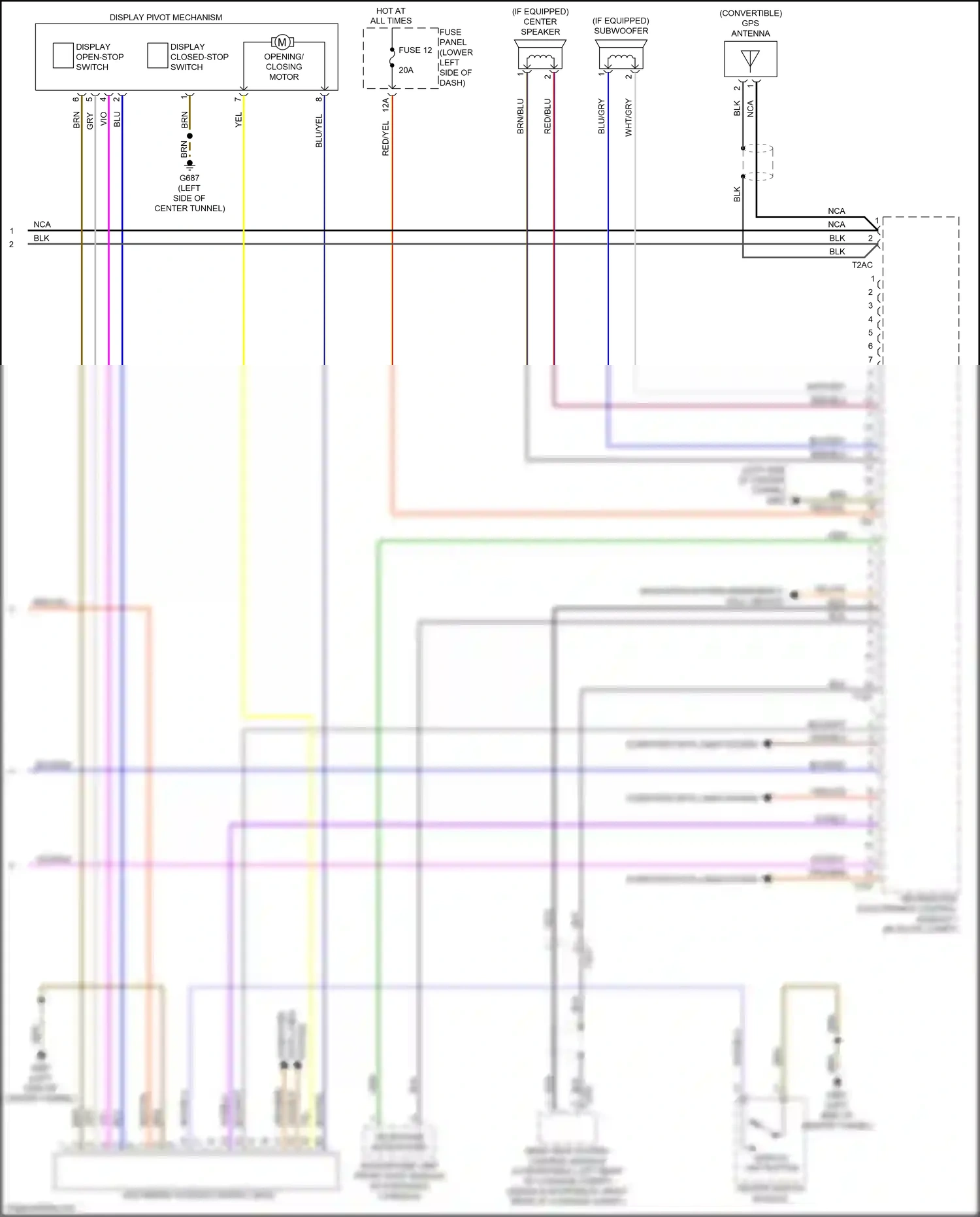 Wiring diagram blk/wht for Audi A3 8V facelift (2016-2020) (4 of 25)