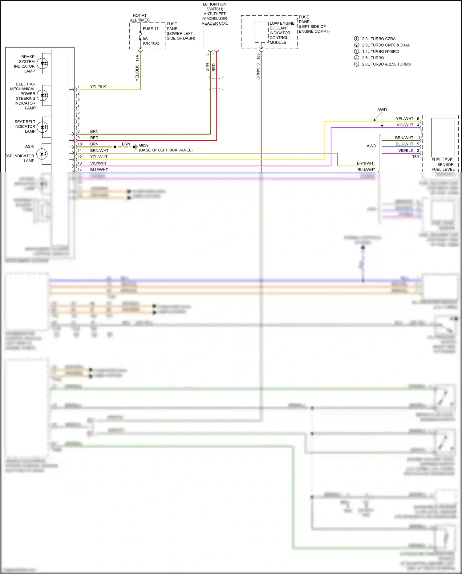 Wiring diagram blu/wht for Audi A3 8V facelift (2016-2020) (8 of 43)
