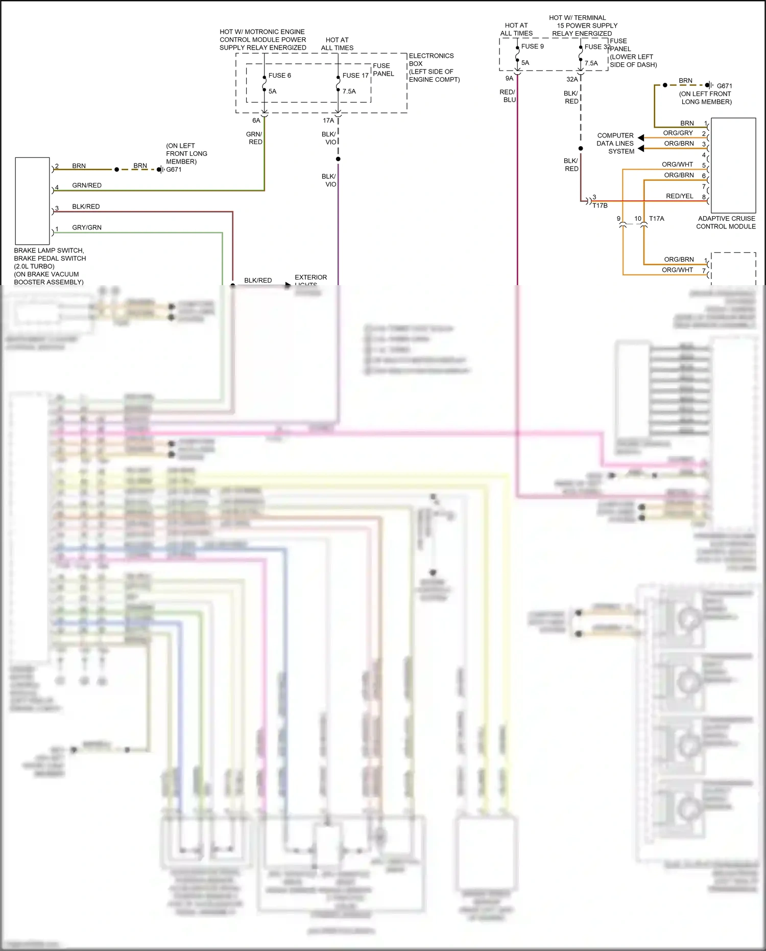 Wiring diagram brn for Audi A3 8V facelift (2016-2020) (3 of 147)