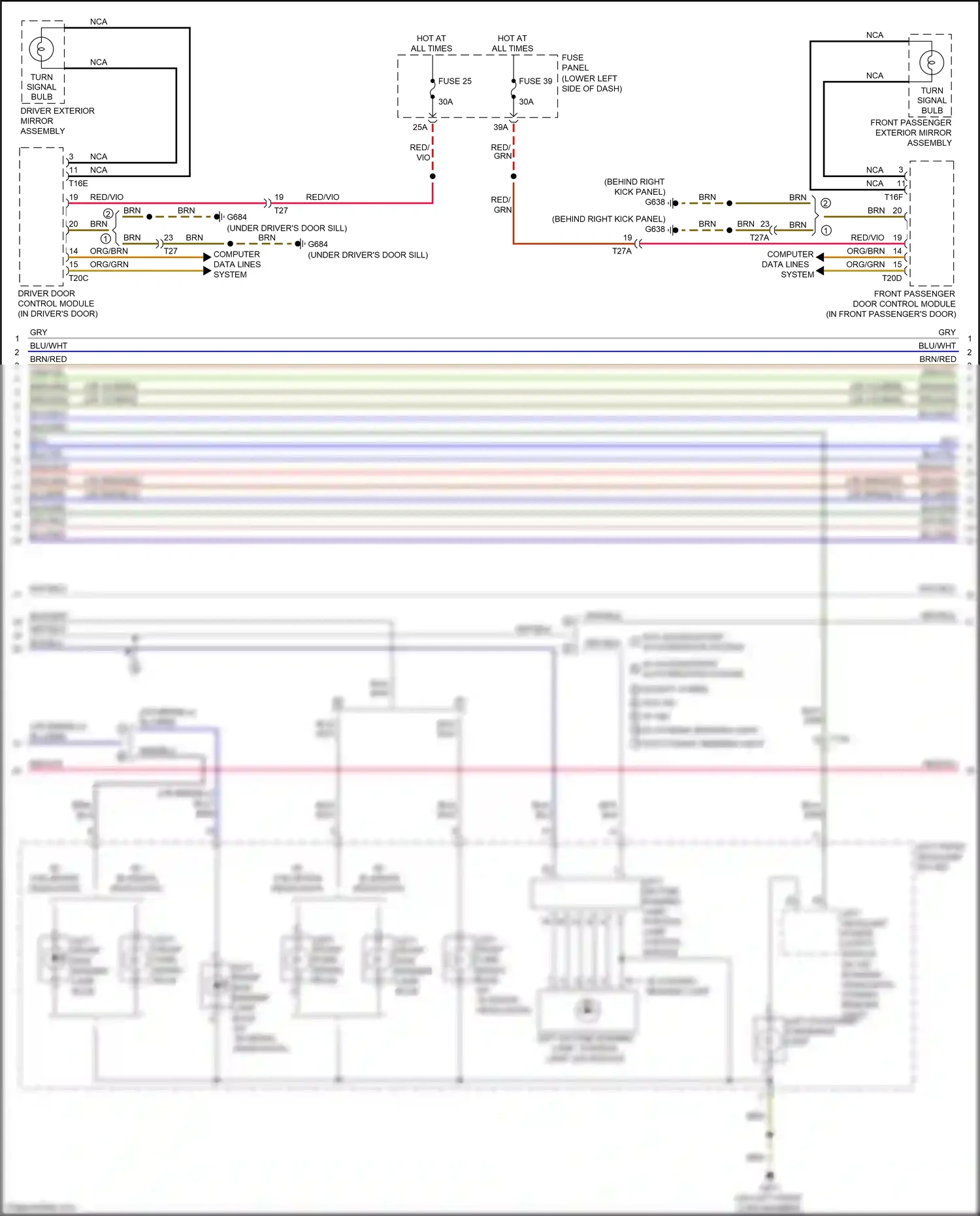 Wiring diagram brn for Audi A3 8V facelift (2016-2020) (114 of 147)