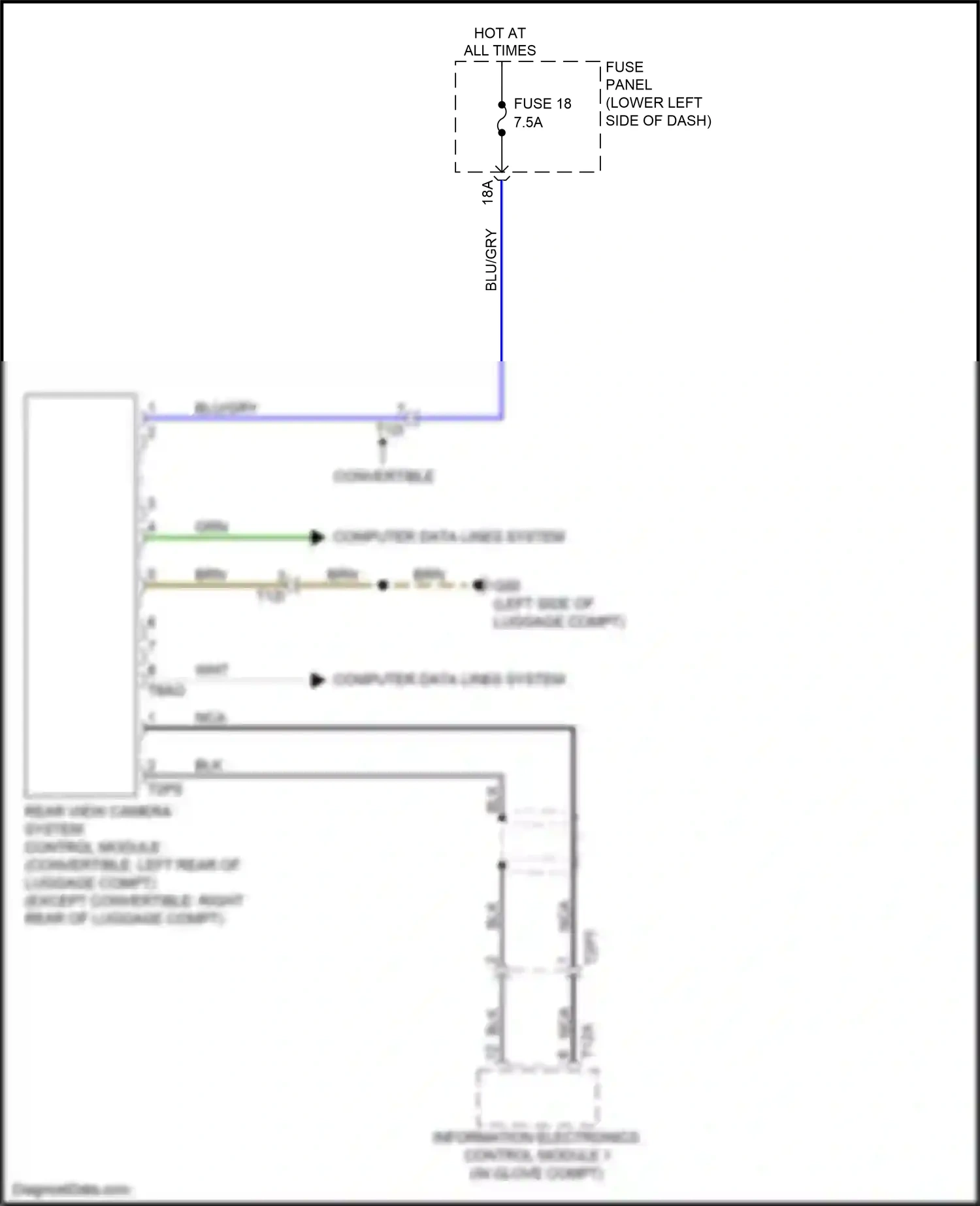 Wiring diagram brn for Audi A3 8V facelift (2016-2020) (70 of 147)