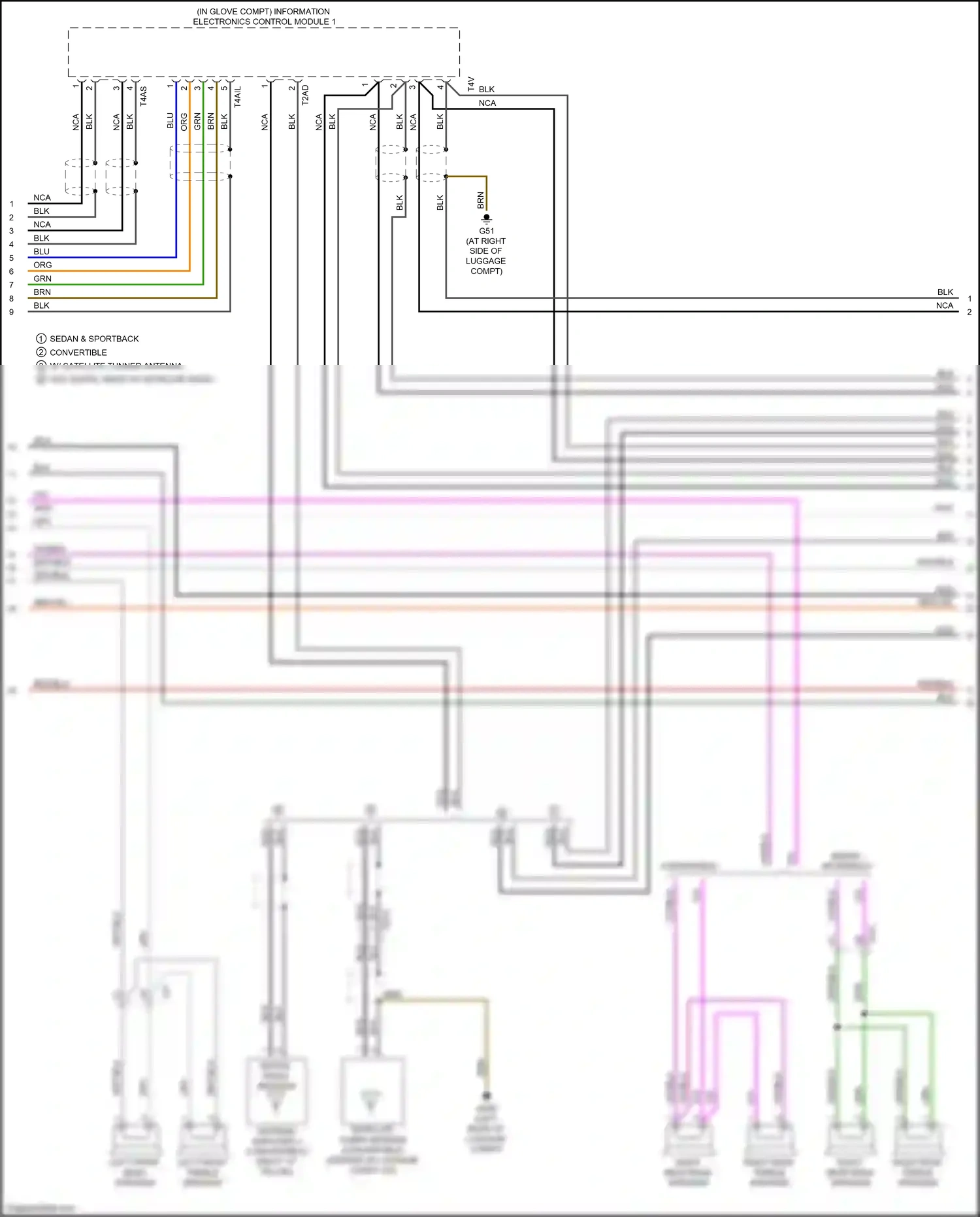 Wiring diagram brn for Audi A3 8V facelift (2016-2020) (43 of 147)