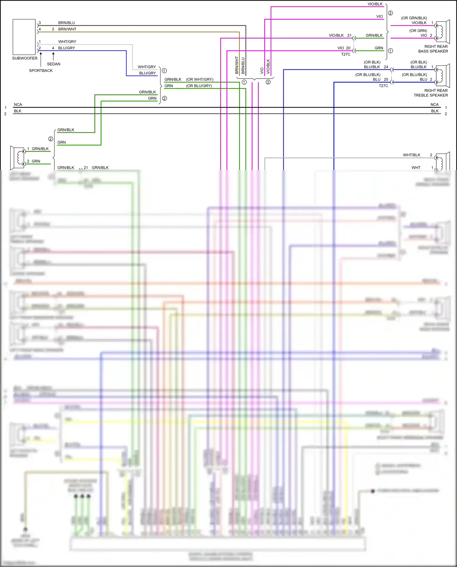 Wiring diagram brn for Audi A3 8V facelift (2016-2020) (42 of 147)