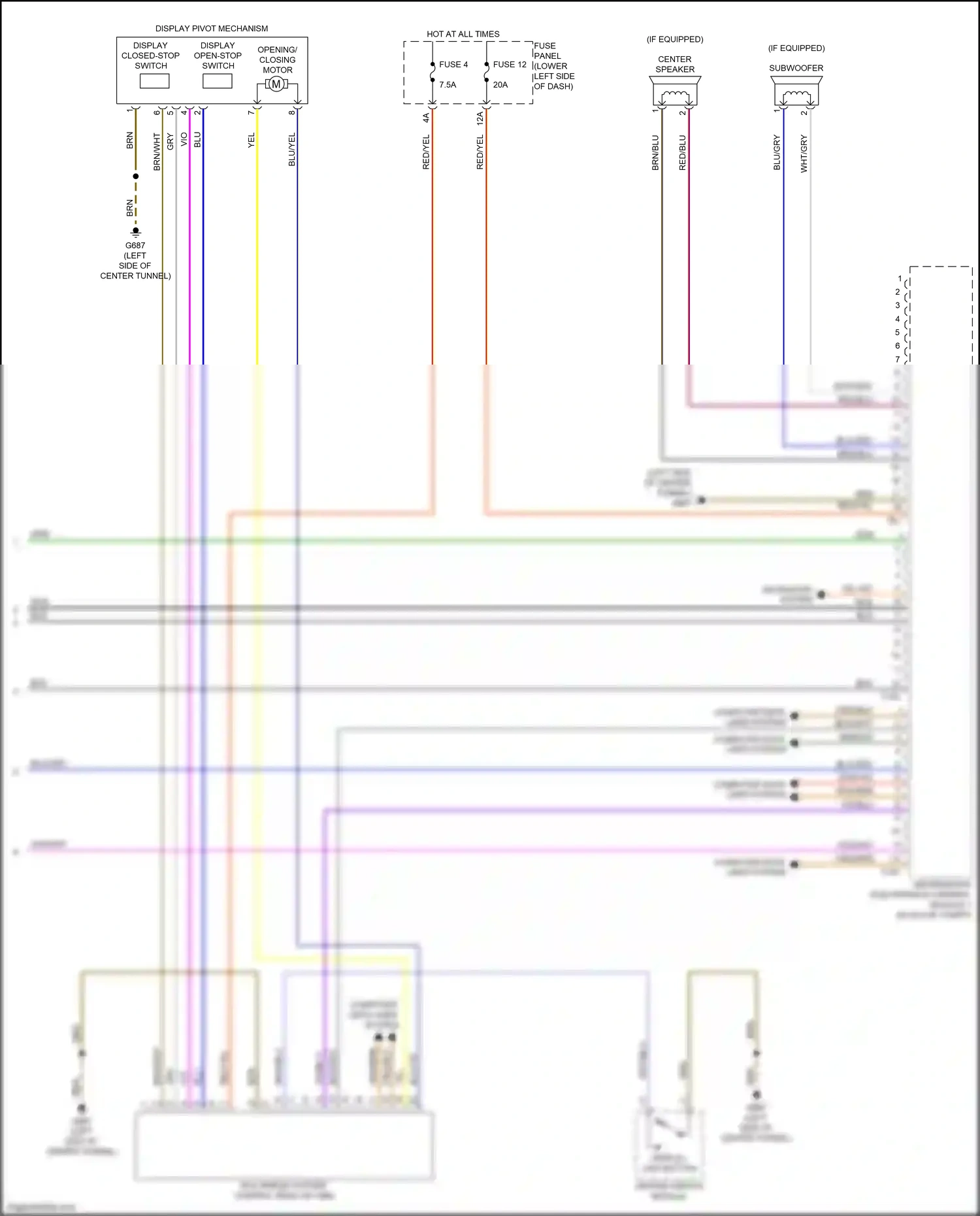 Wiring diagram brn/blu for Audi A3 8V facelift (2016-2020) (17 of 43)