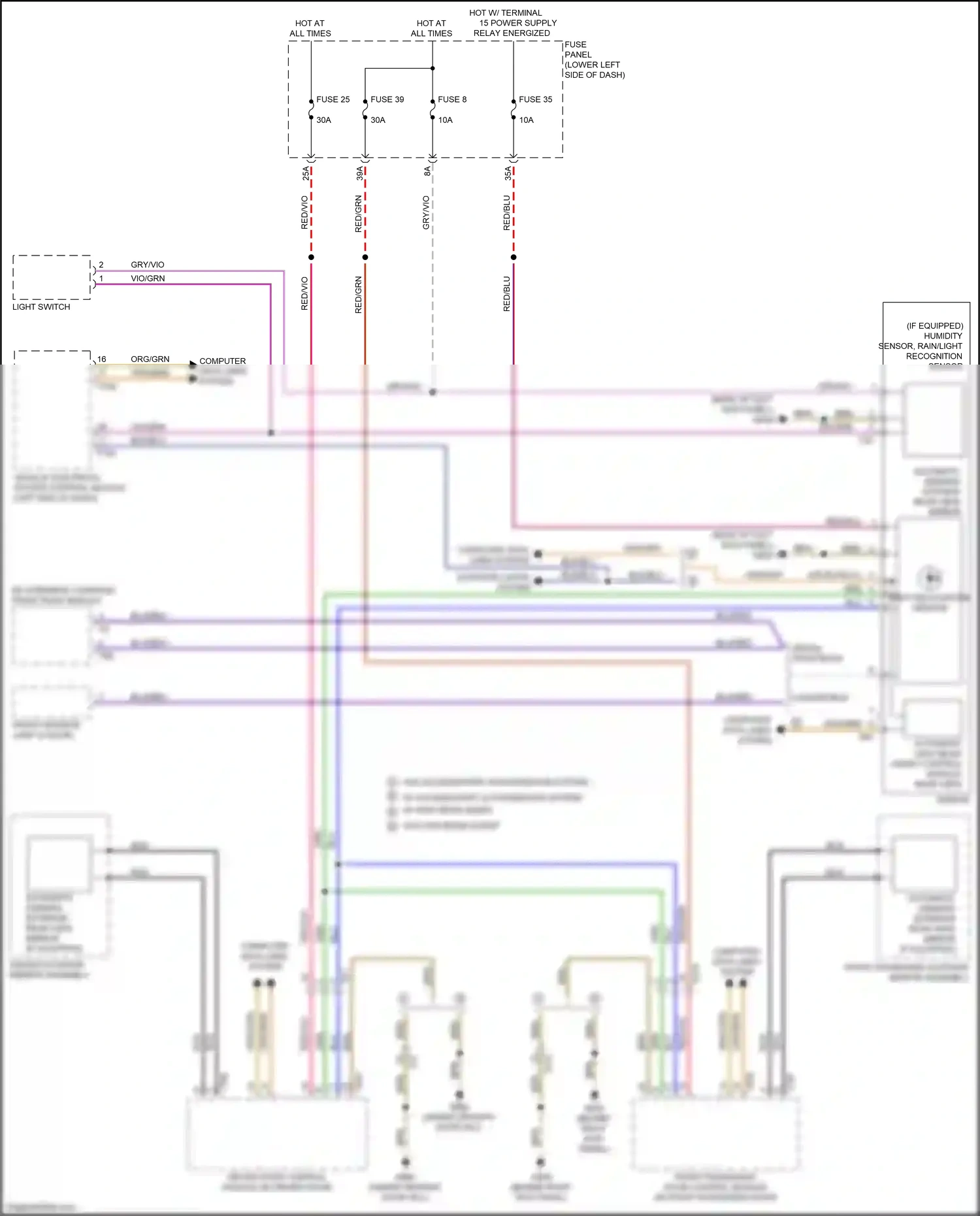 Wiring diagram computer data lines system for Audi A3 8V facelift (2016-2020) (11 of 100)
