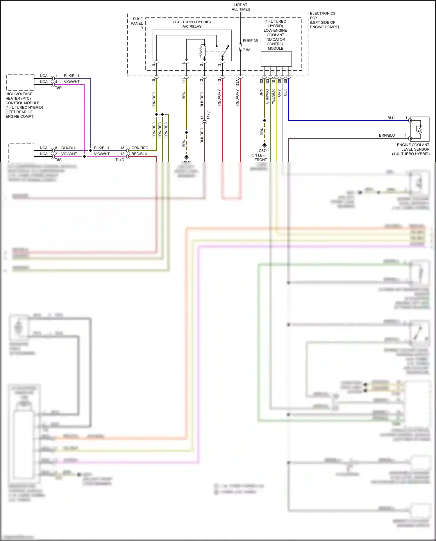 Wiring diagram grn/blk for Audi A3 8V facelift (2016-2020) (31 of 38)