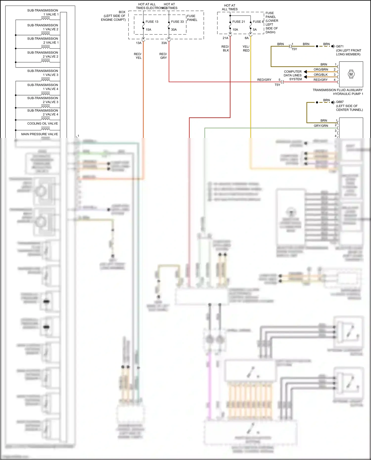 Wiring diagram left multi-function buttons for Audi A3 8V facelift (2016-2020) (1 of 1)