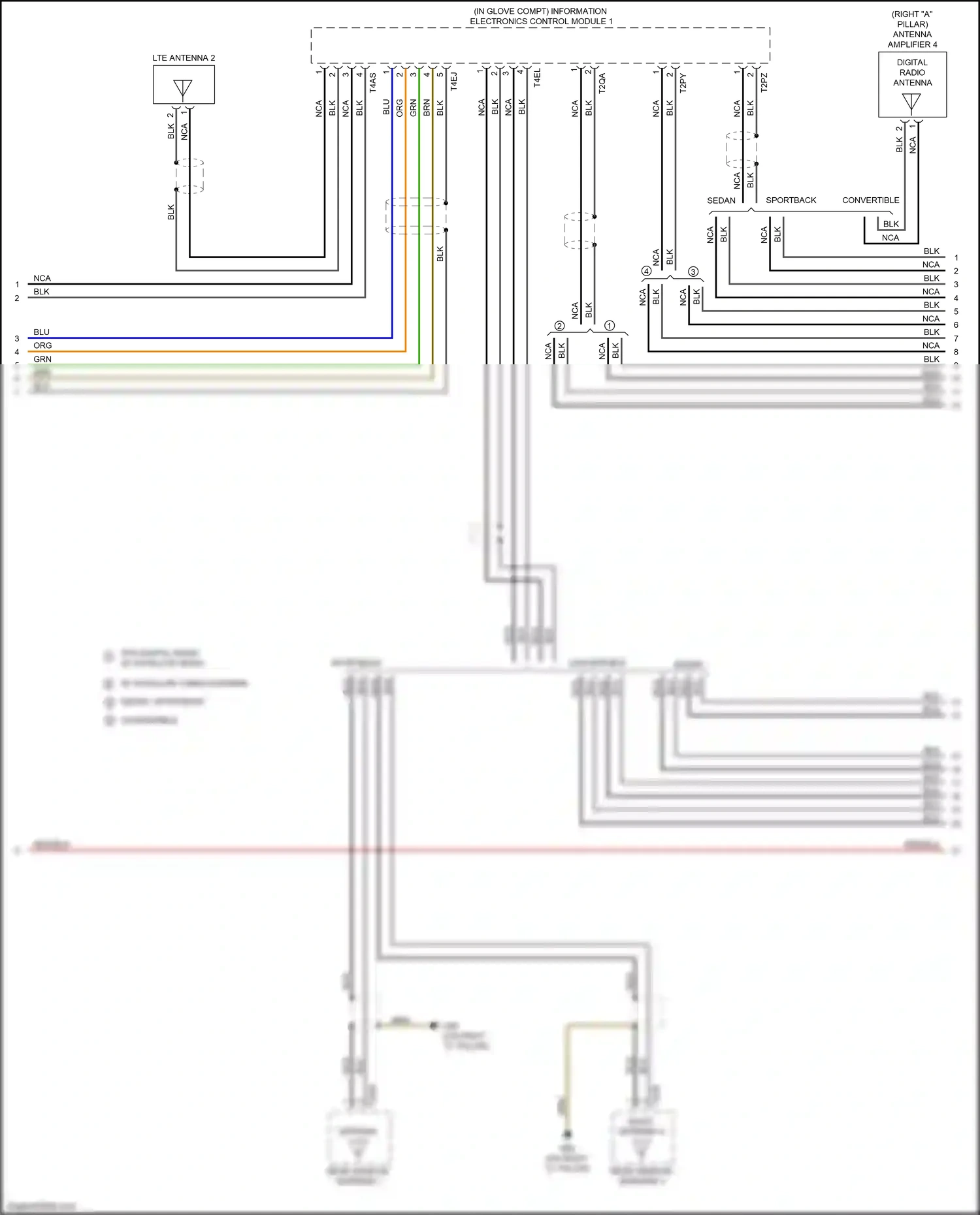 Wiring diagram nca for Audi A3 8V facelift (2016-2020) (27 of 88)