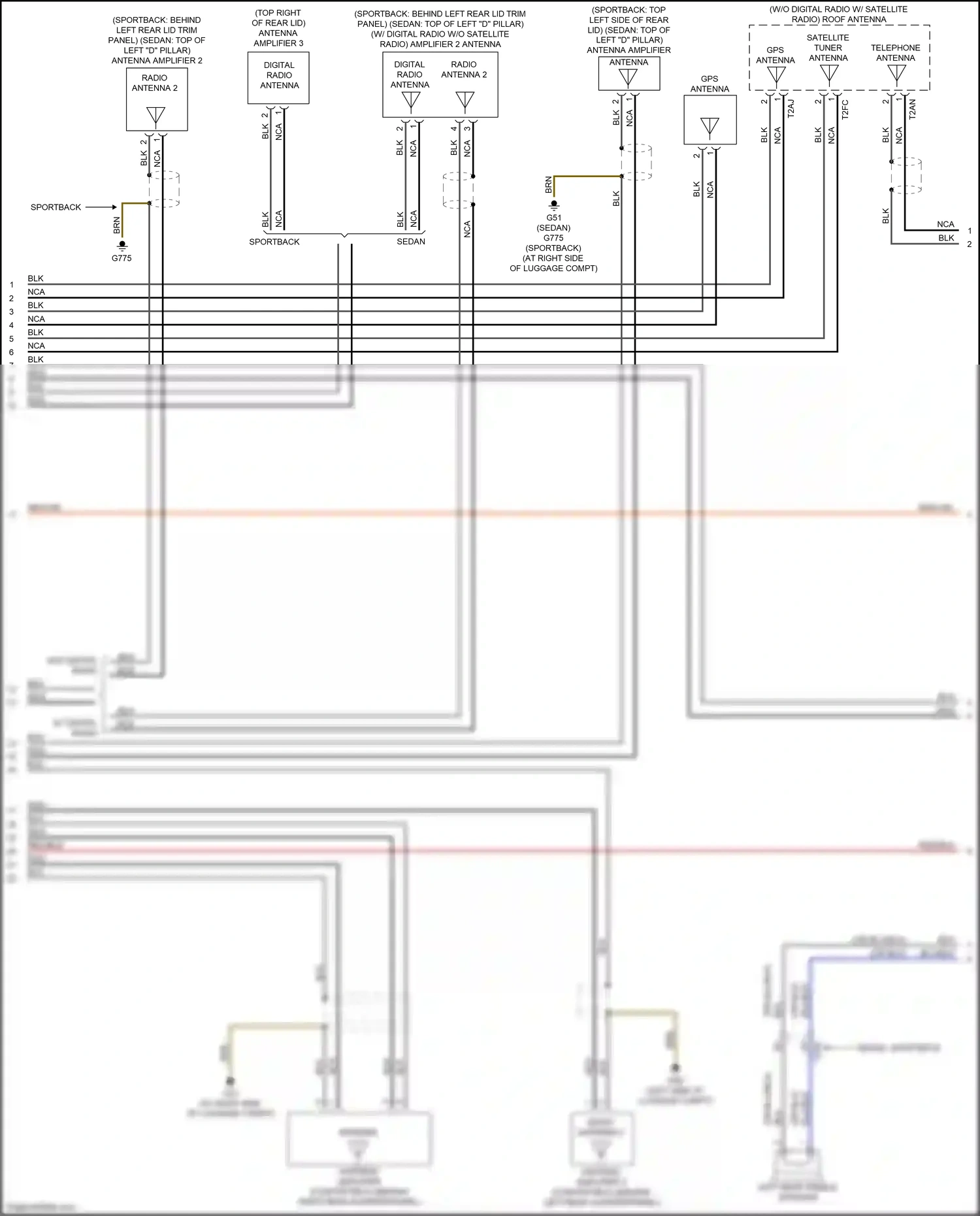 Wiring diagram red/blk for Audi A3 8V facelift (2016-2020) (7 of 61)