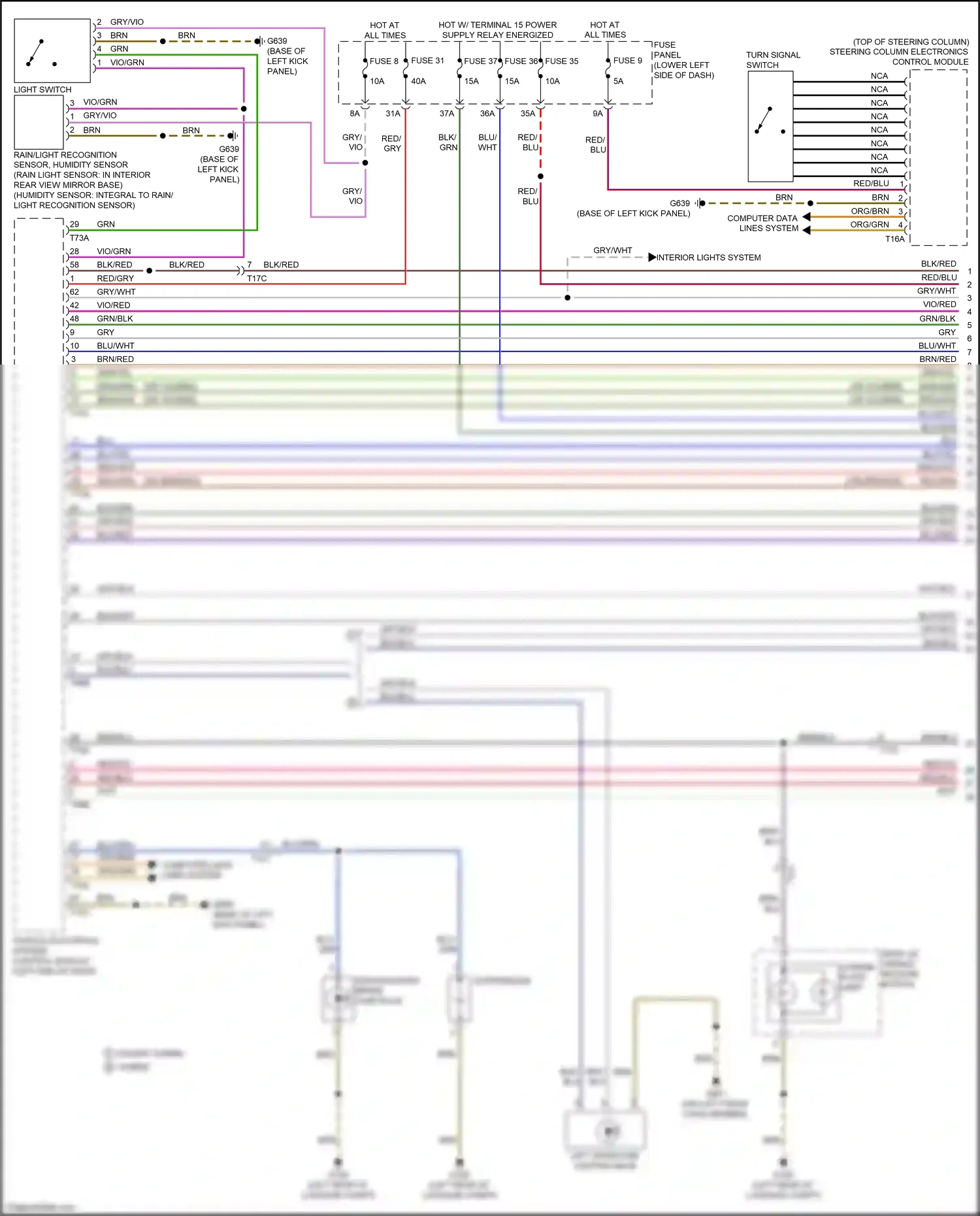 Wiring diagram red/blk for Audi A3 8V facelift (2016-2020) (54 of 61)