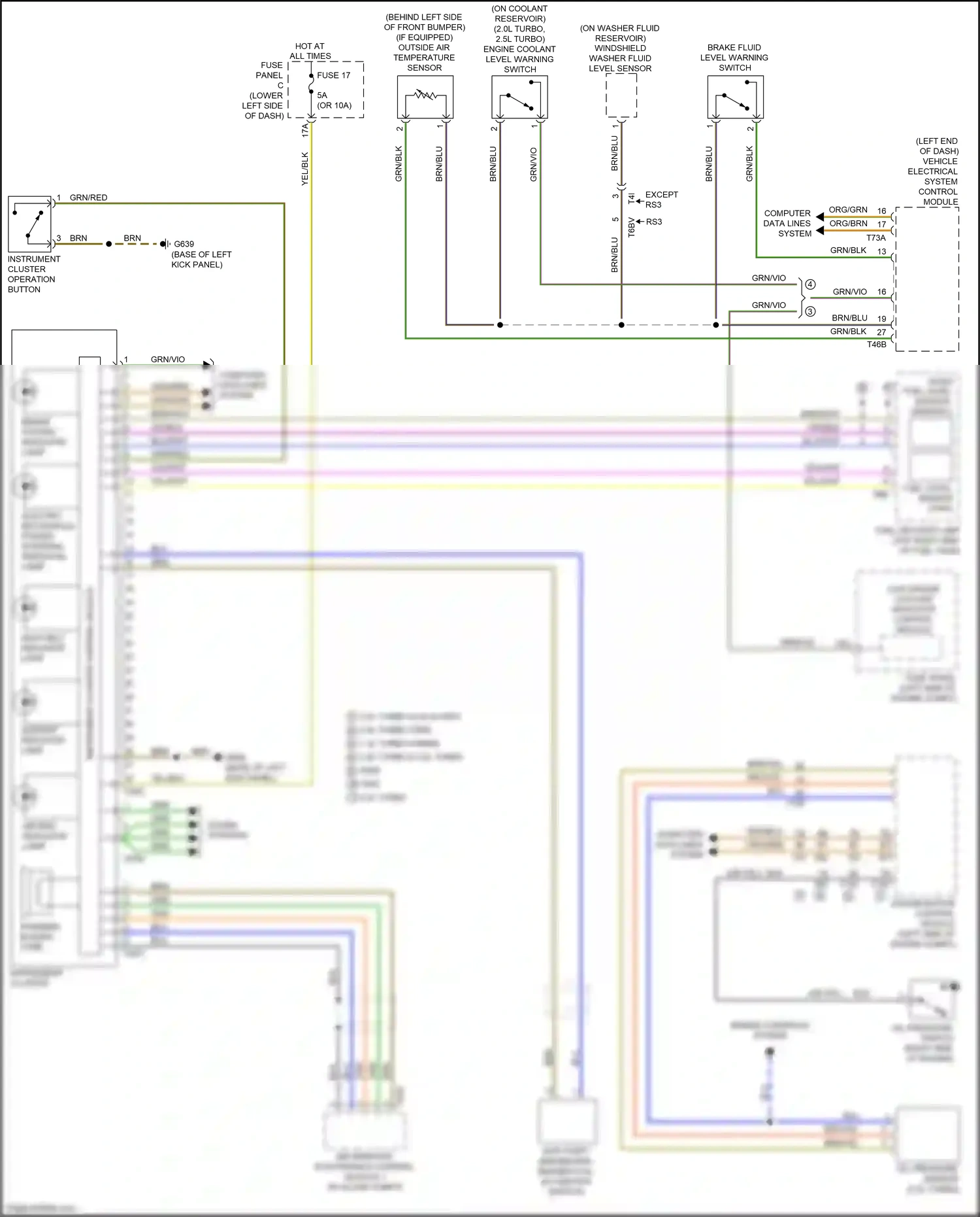 Wiring diagram vio/blk for Audi A3 8V facelift (2016-2020) (1 of 19)