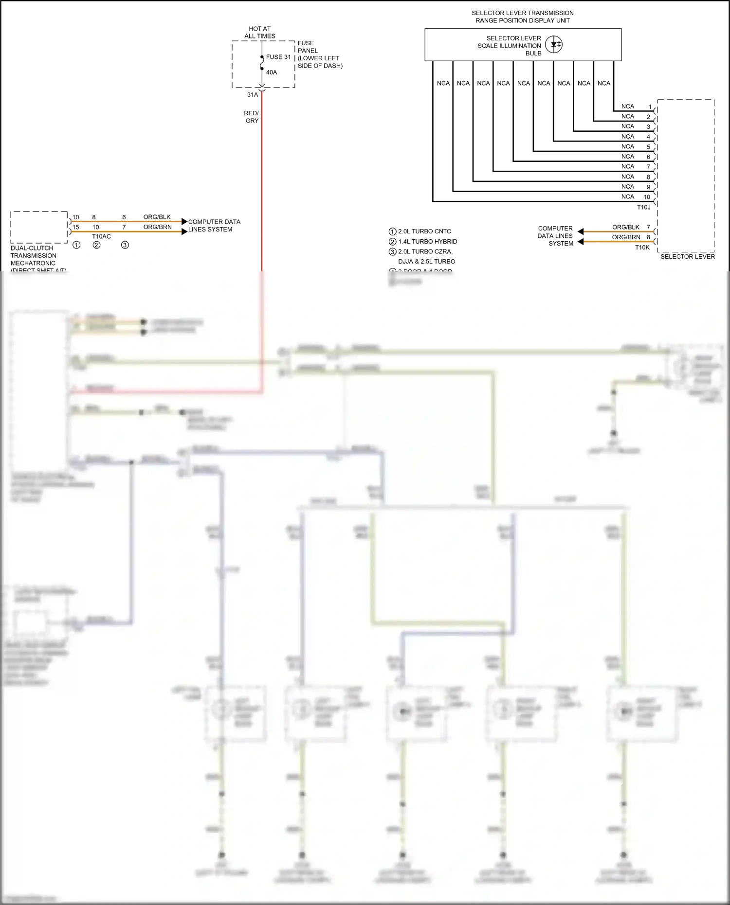 Wiring diagram w/o led for Audi A3 8V facelift (2016-2020) (1 of 1)