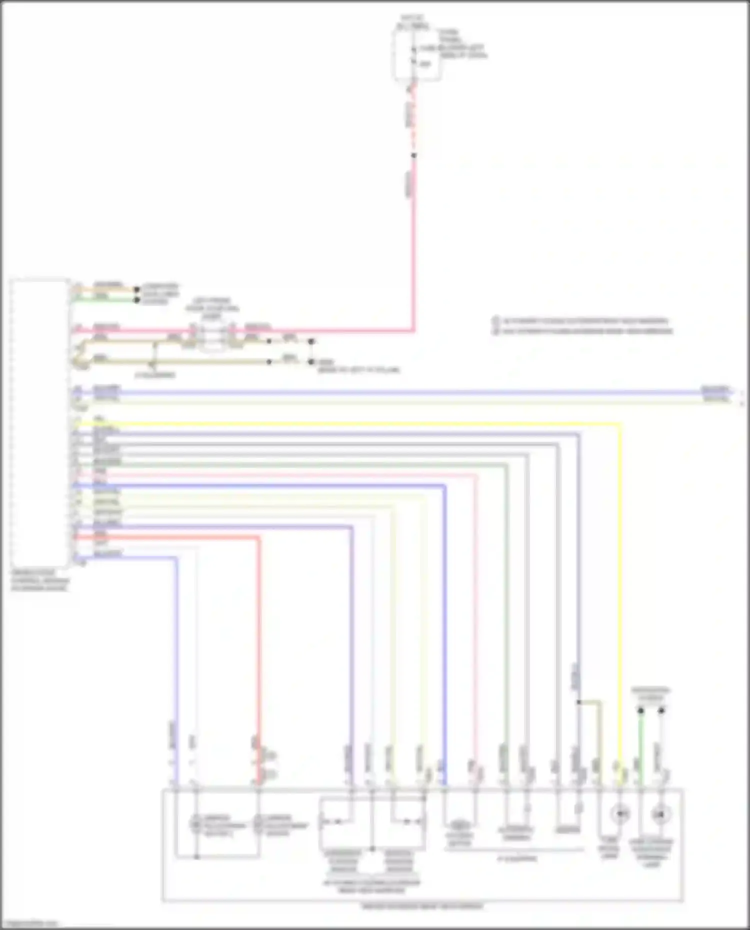 A3 Audi 8Y (2020-2024): Power mirrors circuit (1 of 2)