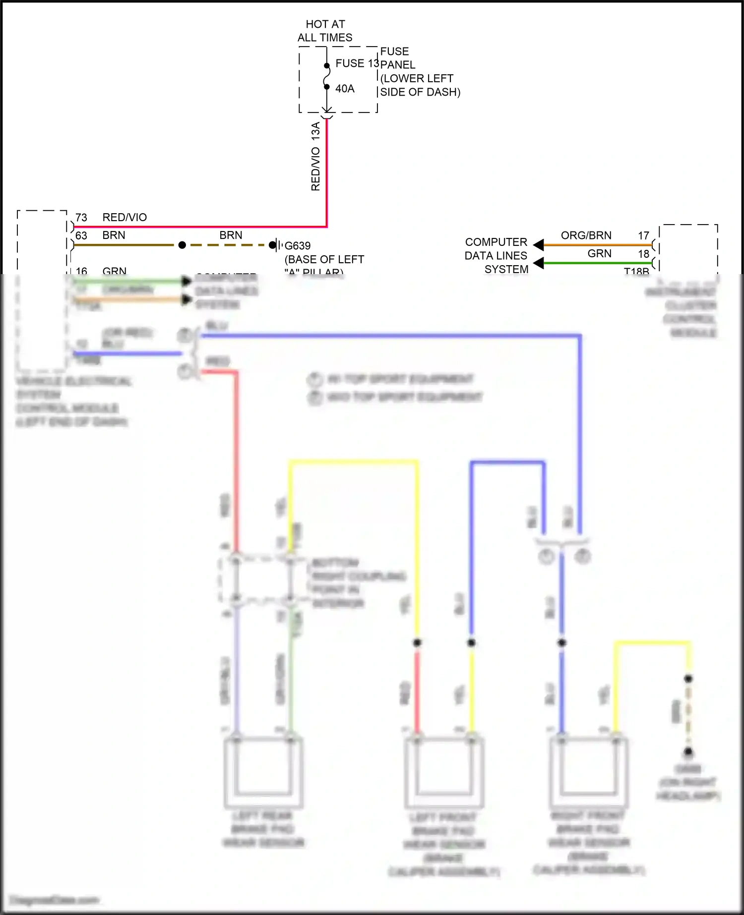 Audi A3 8Y (2020-2024) blu wiring diagram  (22 of 59)