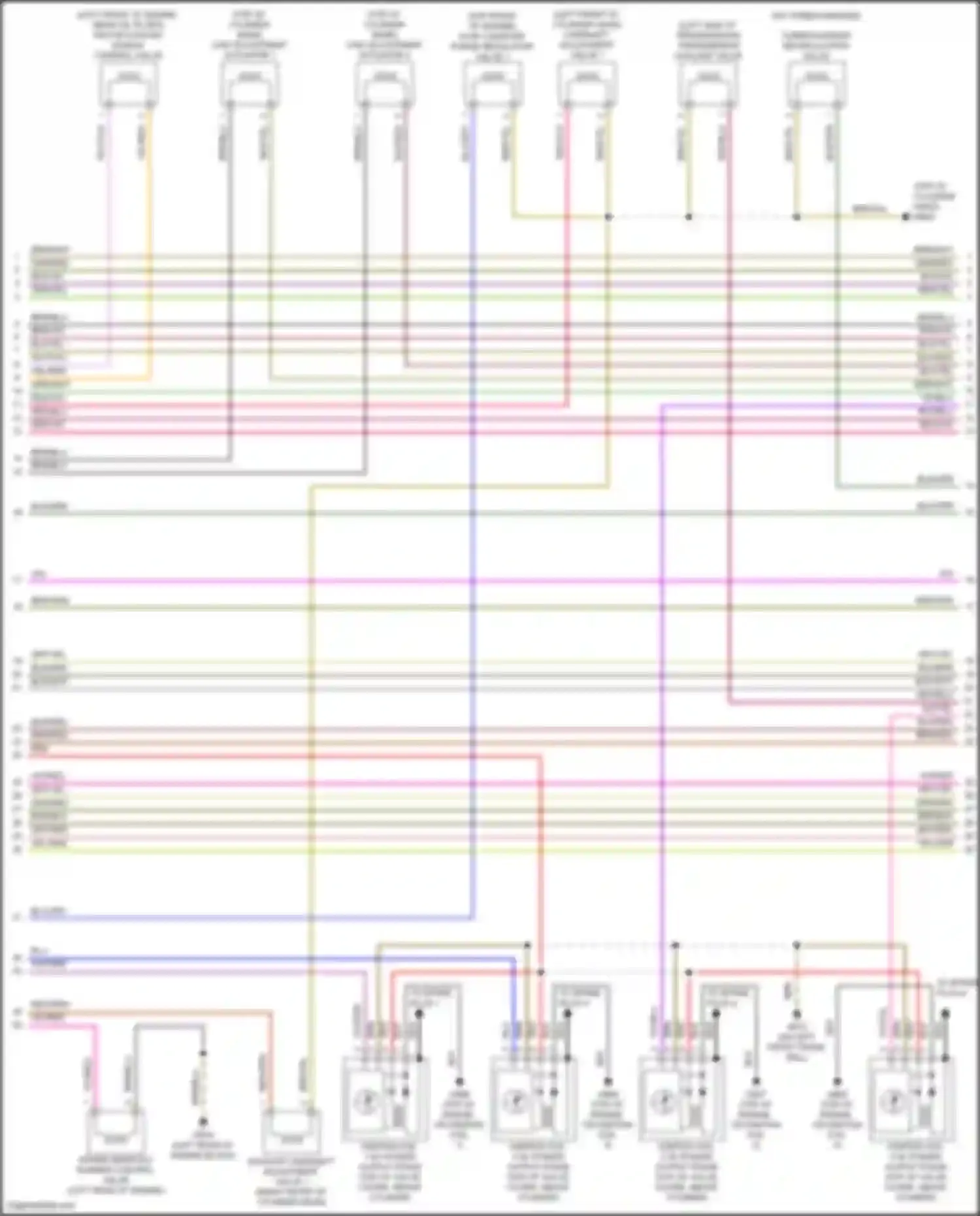 Wiring diagram cam adjustment actuator 2 for Audi A3 8Y (2020-2024) (1 of 1)