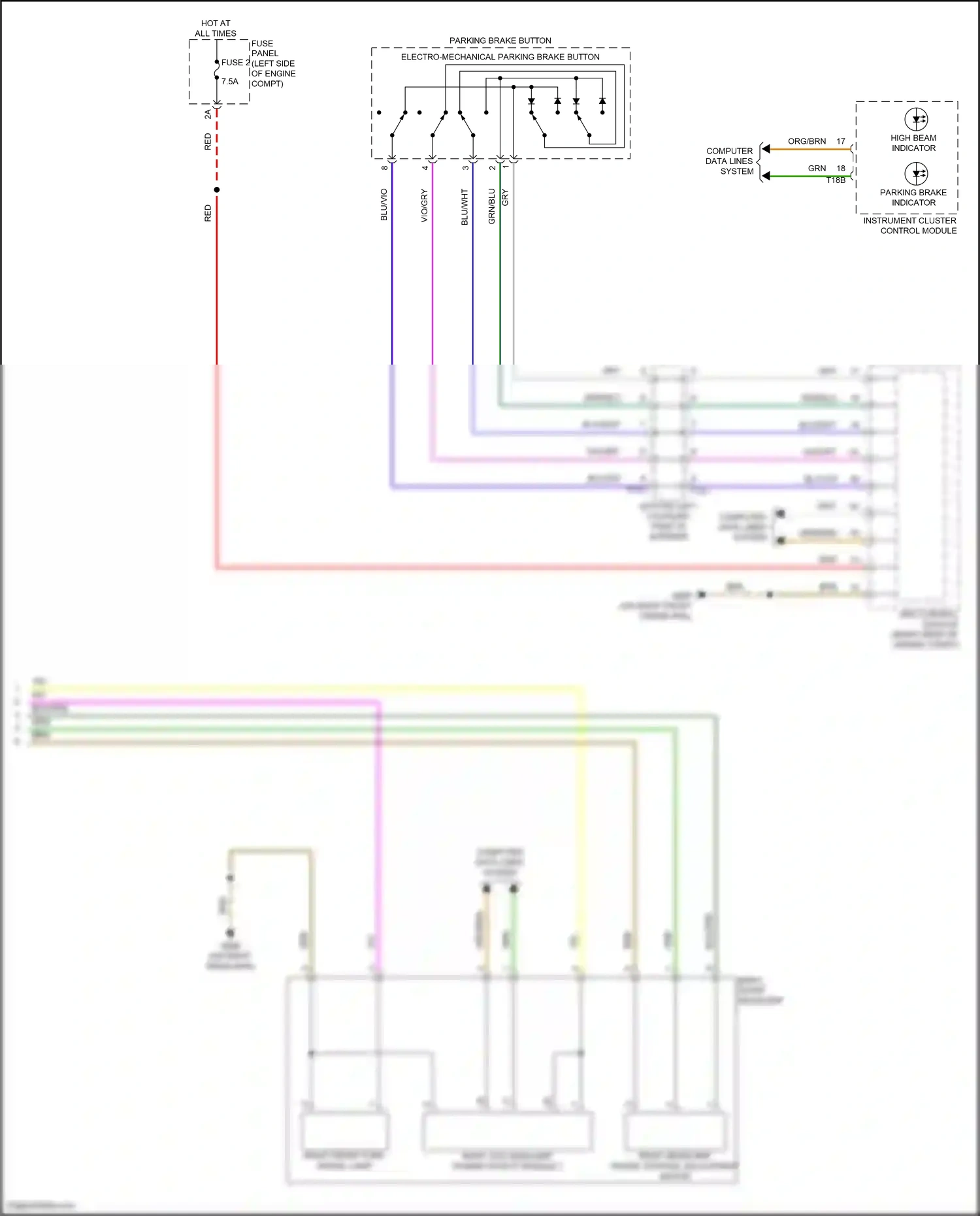 Audi A3 8Y (2020-2024) fuse 2 wiring diagram  (8 of 14)
