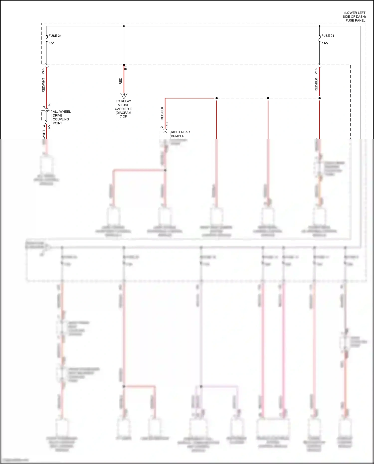 Audi A3 8Y (2020-2024) lane change assistance control module wiring diagram  (4 of 4)