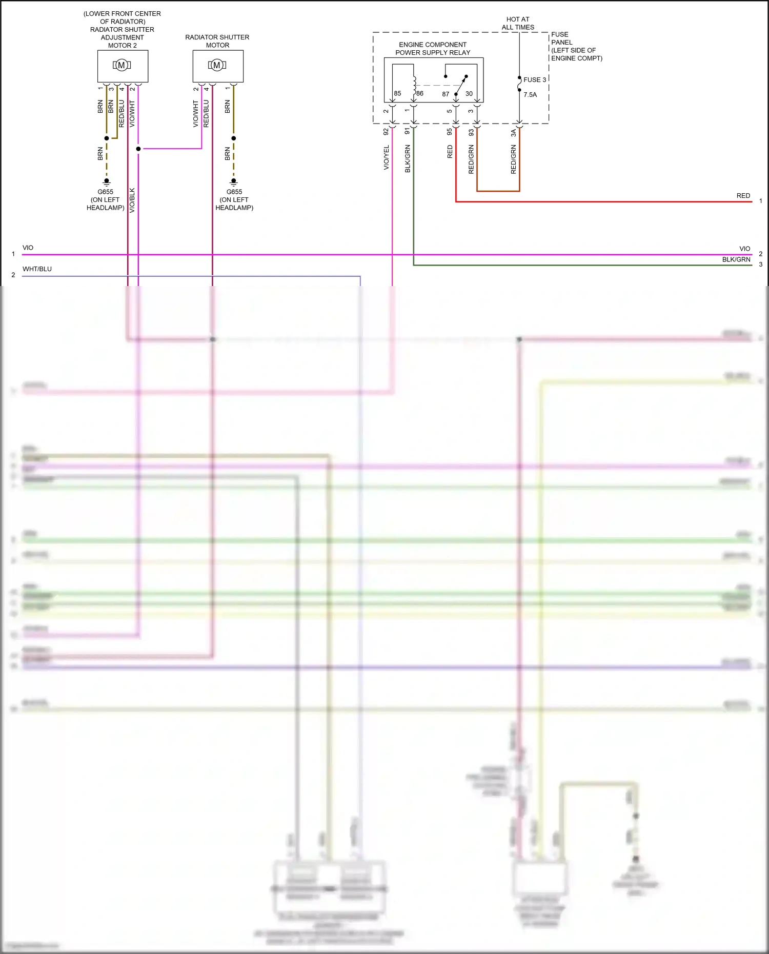 Audi A3 8Y (2020-2024) red/blu wiring diagram  (37 of 44)