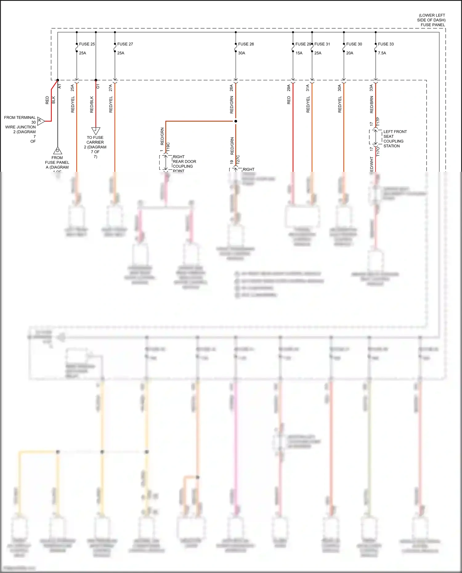 Audi A3 8Y (2020-2024) selector lever wiring diagram  (6 of 8)