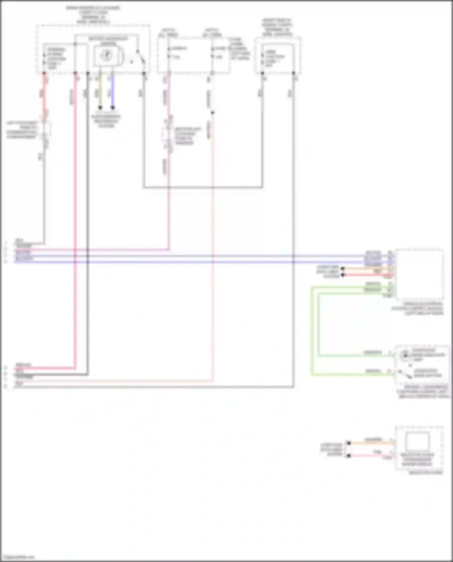 Wiring diagram supplemental restraints system for Audi A3 8Y (2020-2024) (7 of 7)