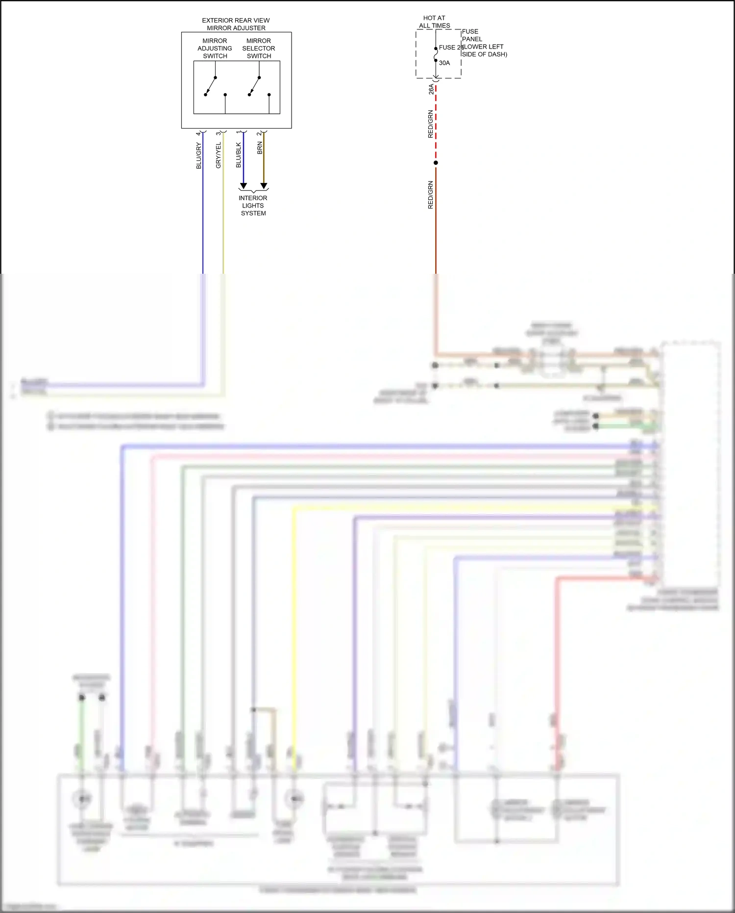 Audi A3 8Y (2020-2024) vertical position sensor wiring diagram  (4 of 4)