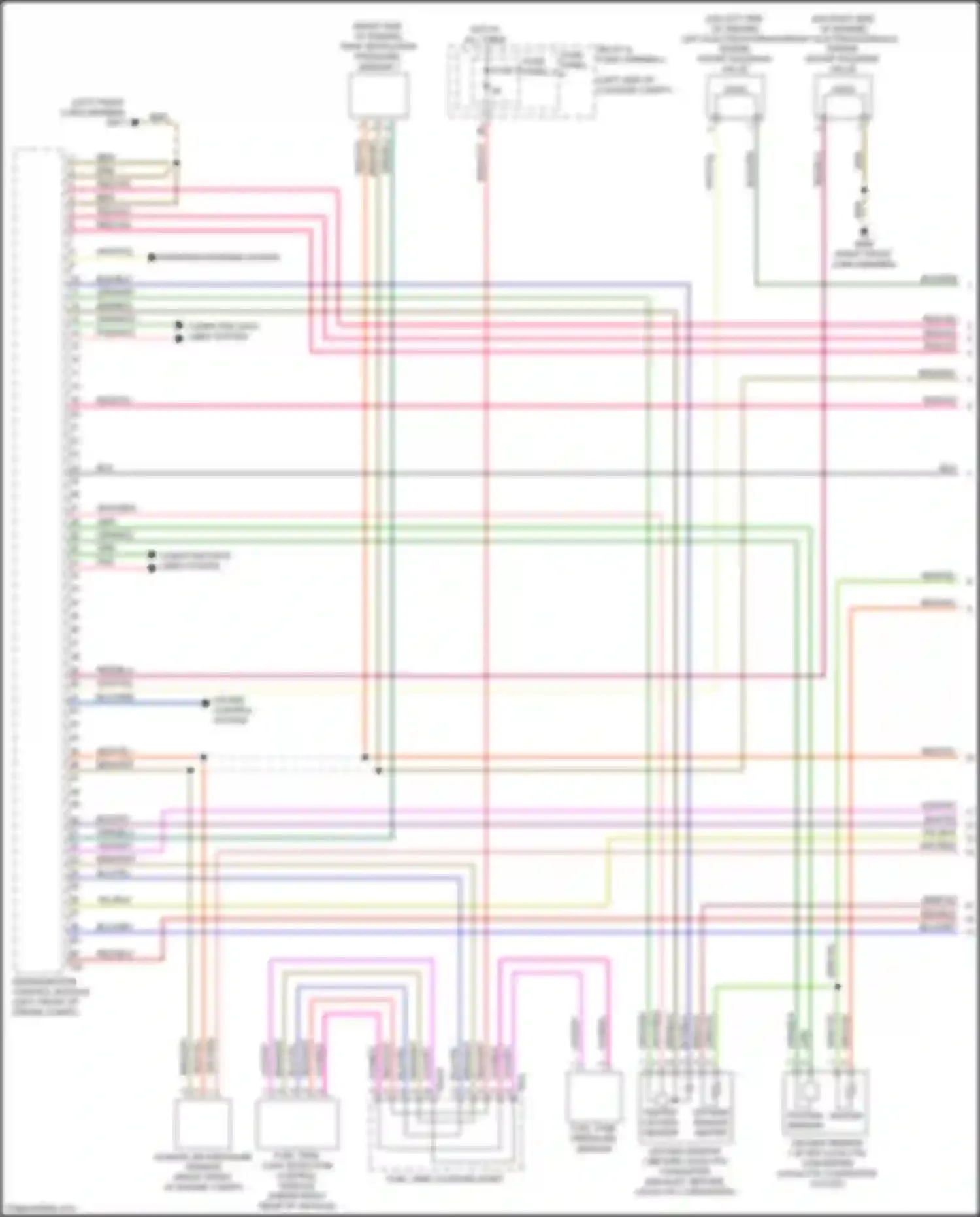 A4 Allroad Quattro Audi B9 facelift (2019-2024): Wiring diagram engine performance 2.0l turbo hybrid, dmsa (1 of 9)