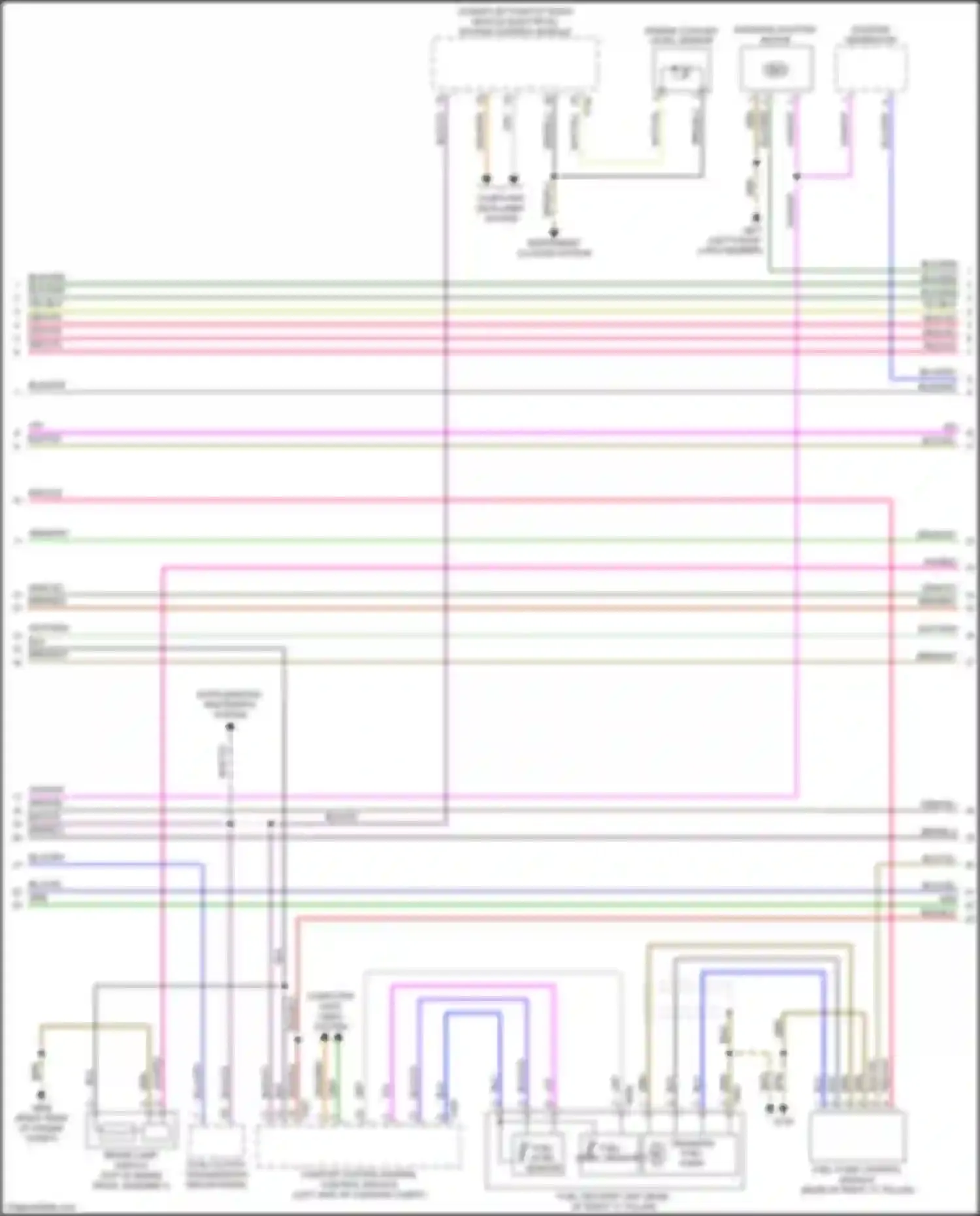 A4 Allroad Quattro Audi B9 facelift (2019-2024): Wiring diagram engine performance 2.0l turbo hybrid, dpaa (2 of 9)