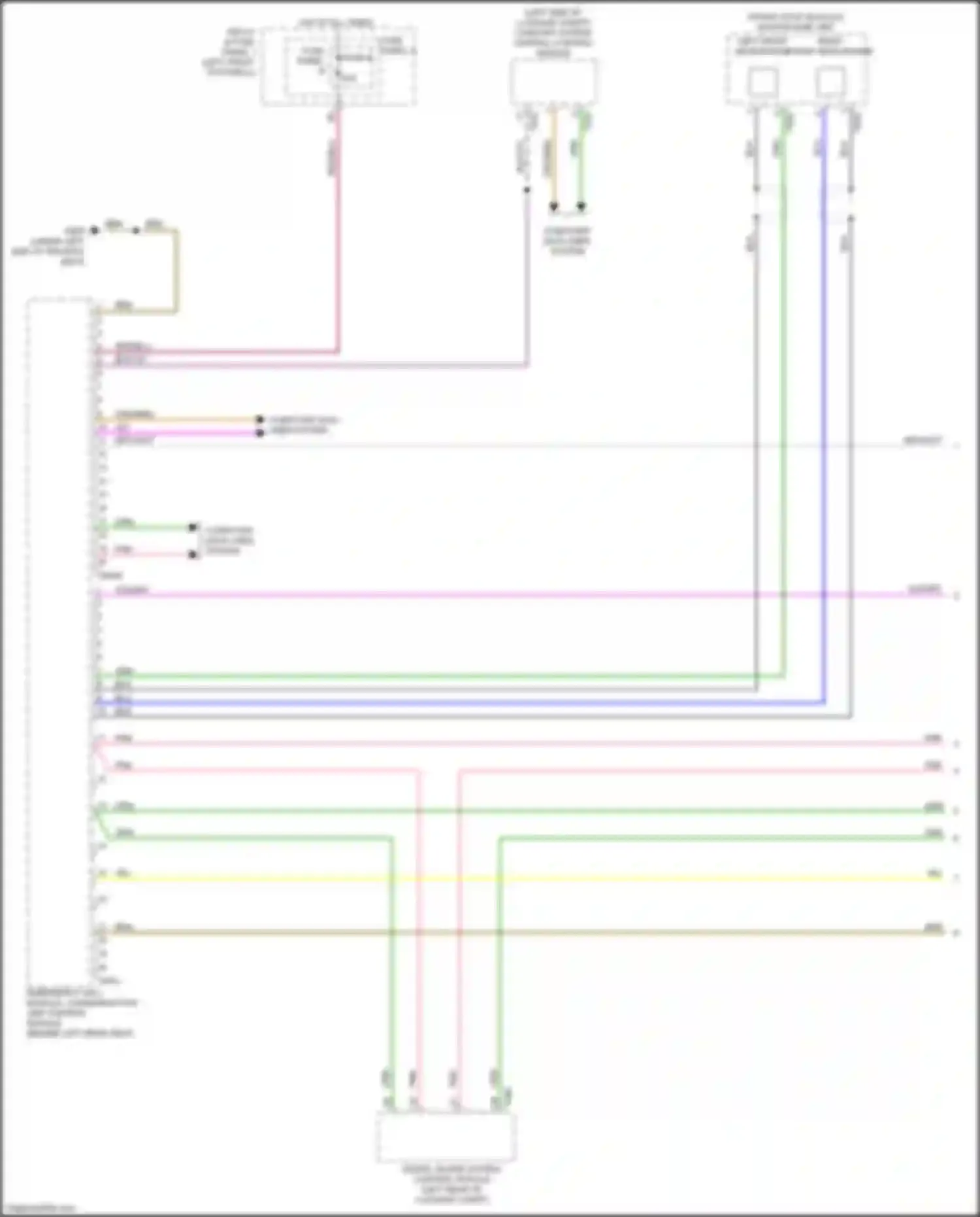 A4 Allroad Quattro Audi B9 facelift (2019-2024): Emergency call circuit (1 of 2)