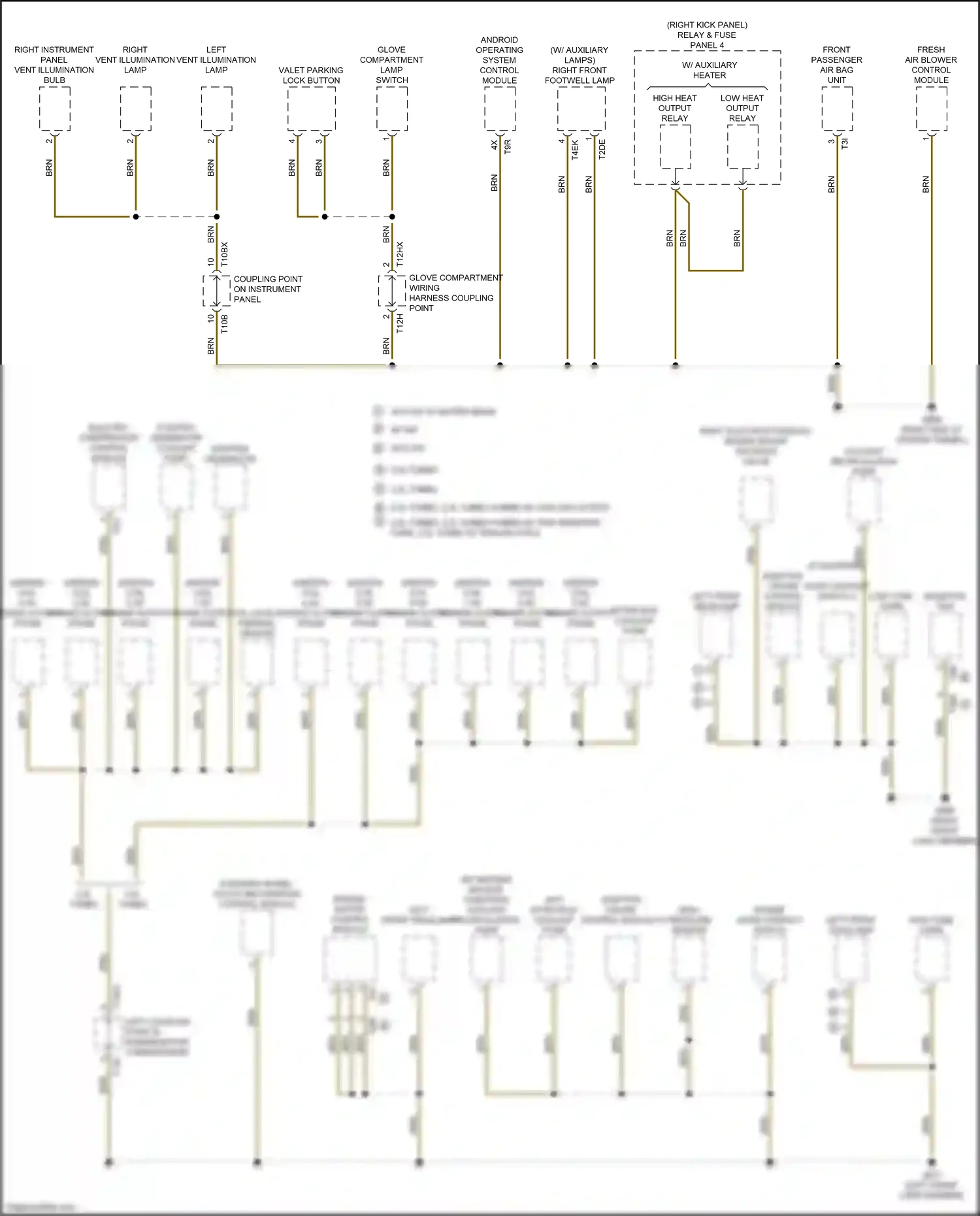 Audi A4 Allroad Quattro B9 facelift (2019-2024) android operating system control module wiring diagram  (1 of 3)