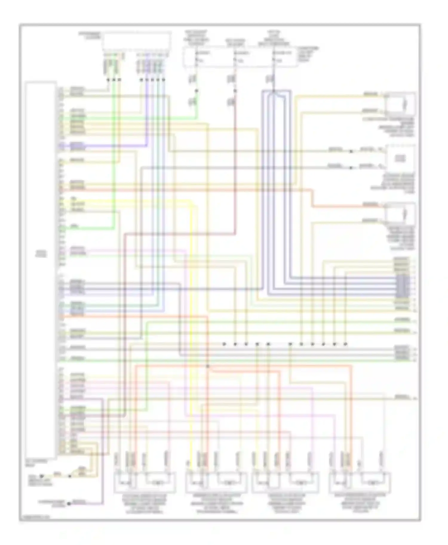A4 Audi B5 facelift (1999-2001): Automatic a/c circuit (1 of 2)