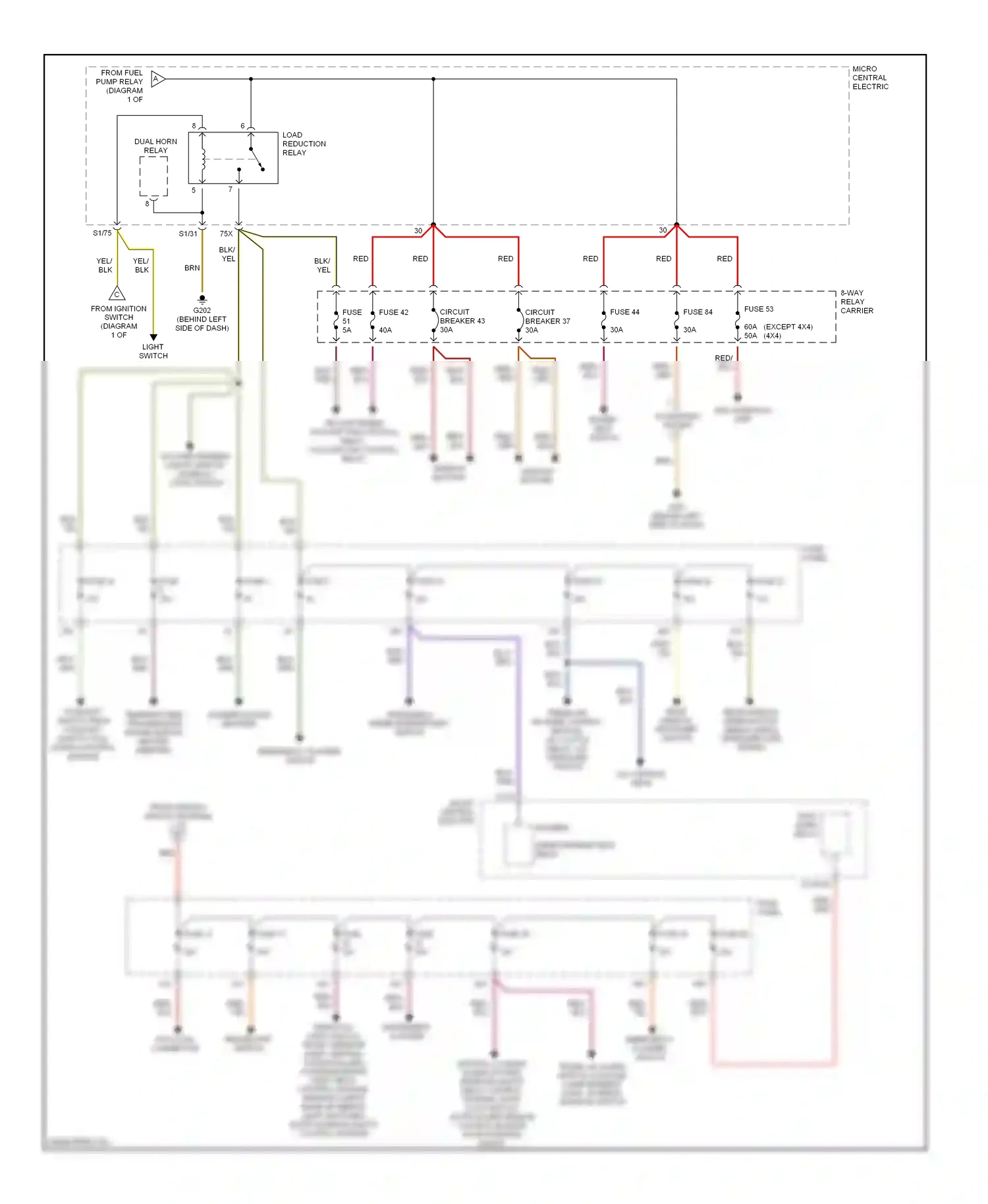 Wiring diagram a/c control head for Audi A4 B5 facelift (1999-2001) (7 of 7)