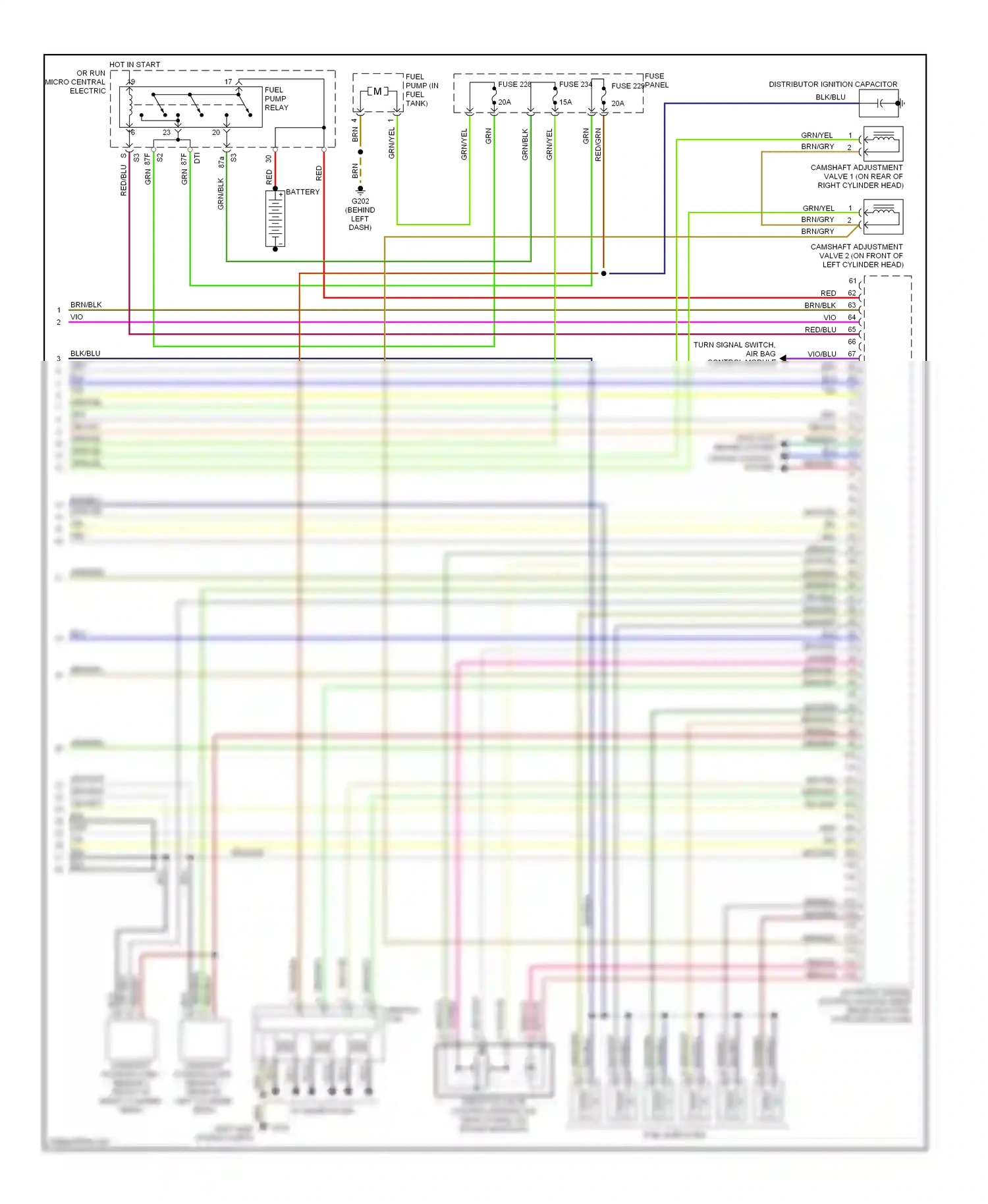 Wiring diagram blk/wht for Audi A4 B5 facelift (1999-2001) (7 of 7)