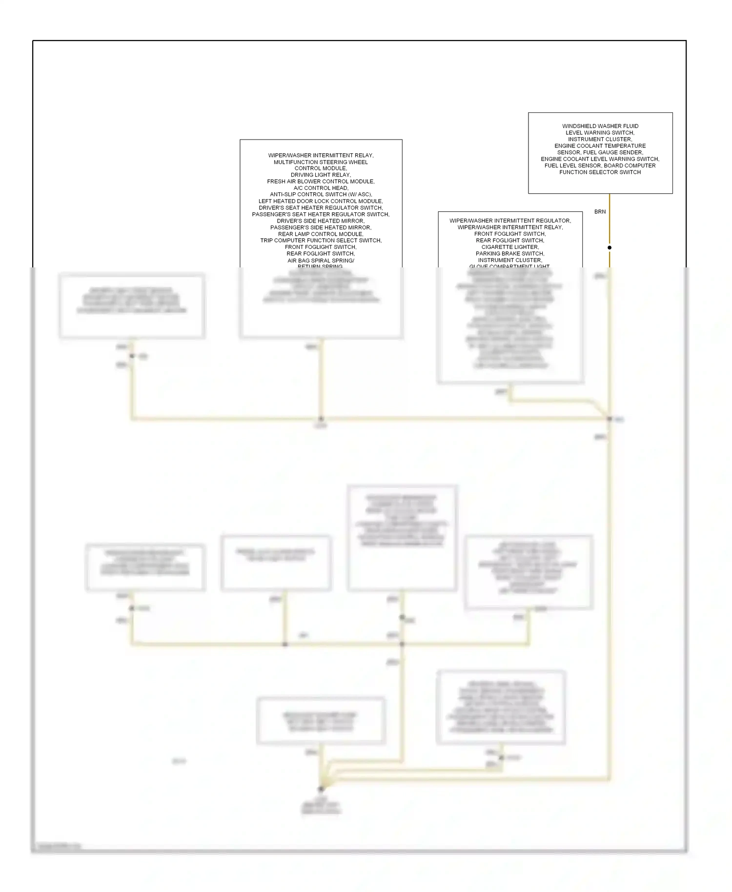 Wiring diagram brn for Audi A4 B5 facelift (1999-2001) (24 of 50)