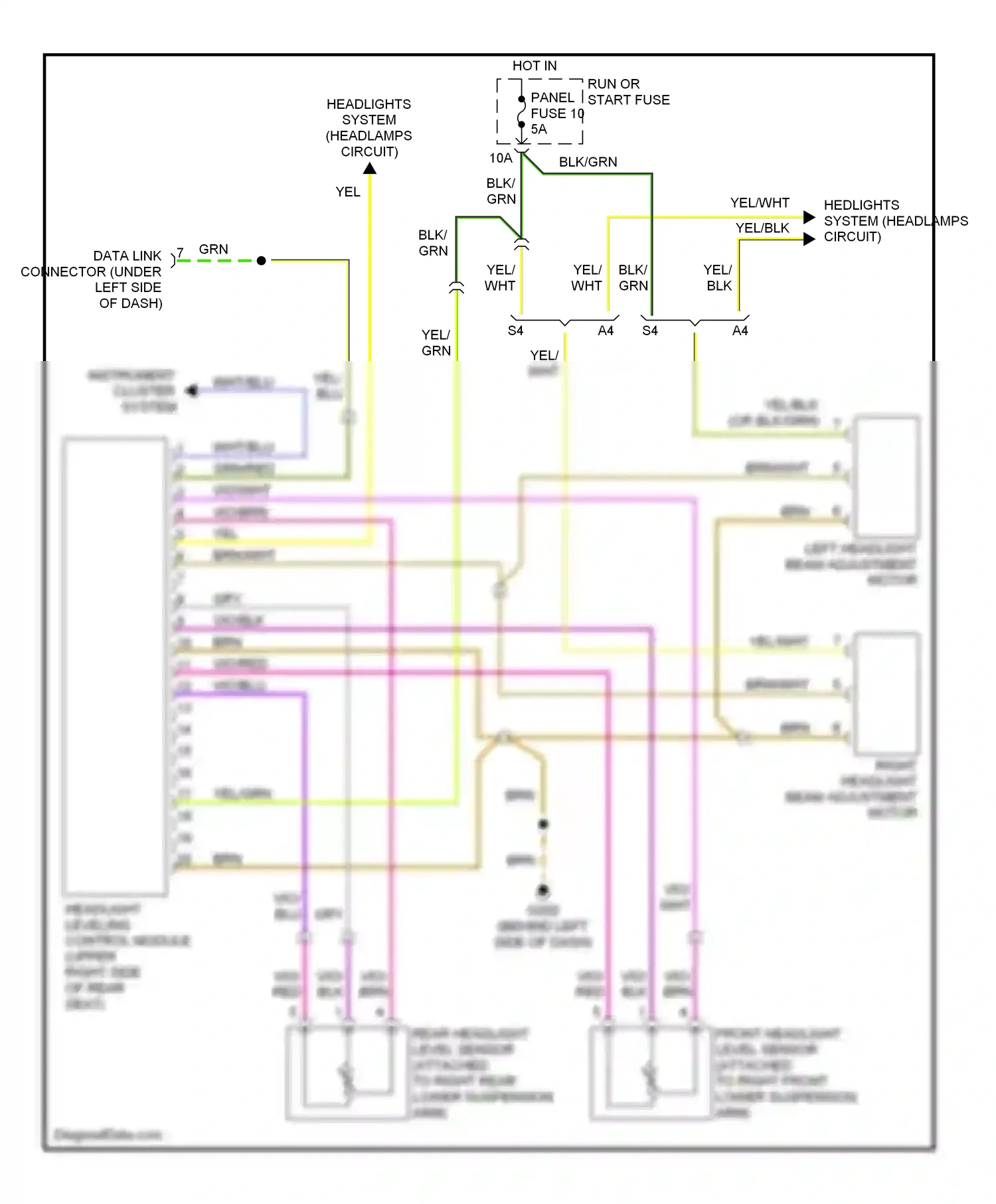 Wiring diagram brn for Audi A4 B5 facelift (1999-2001) (26 of 50)