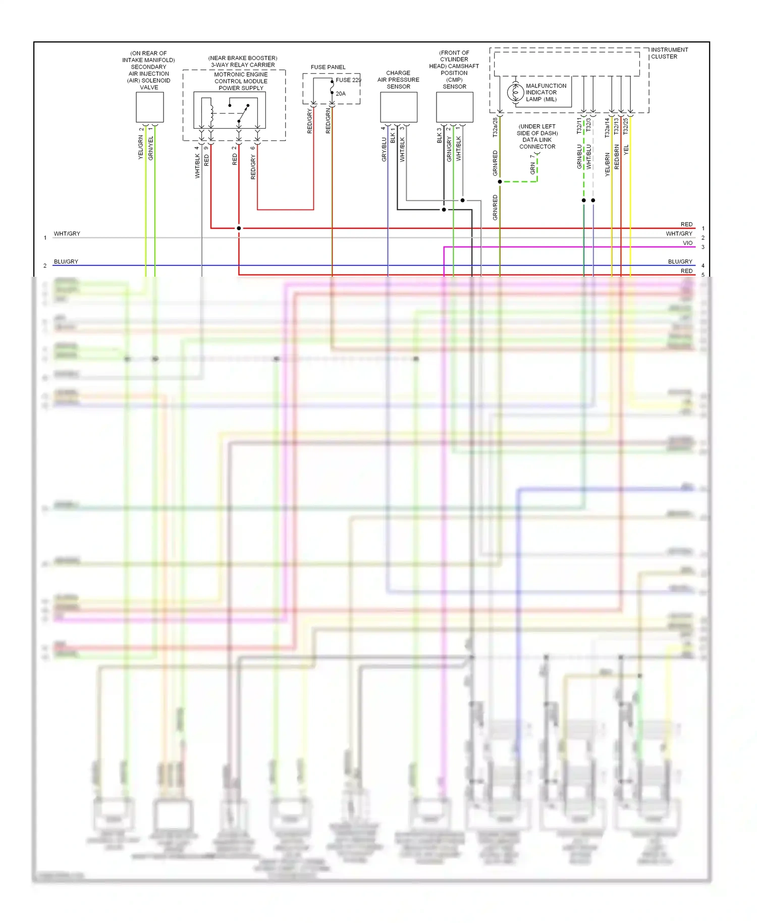 Wiring diagram gry for Audi A4 B5 facelift (1999-2001) (27 of 30)