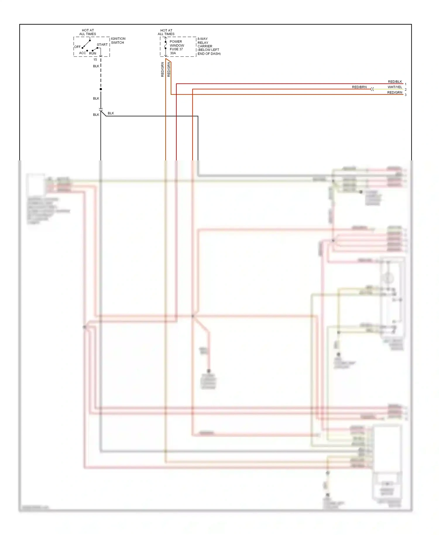 Audi A4 B5 facelift (1999-2001) off wiring diagram  (9 of 12)