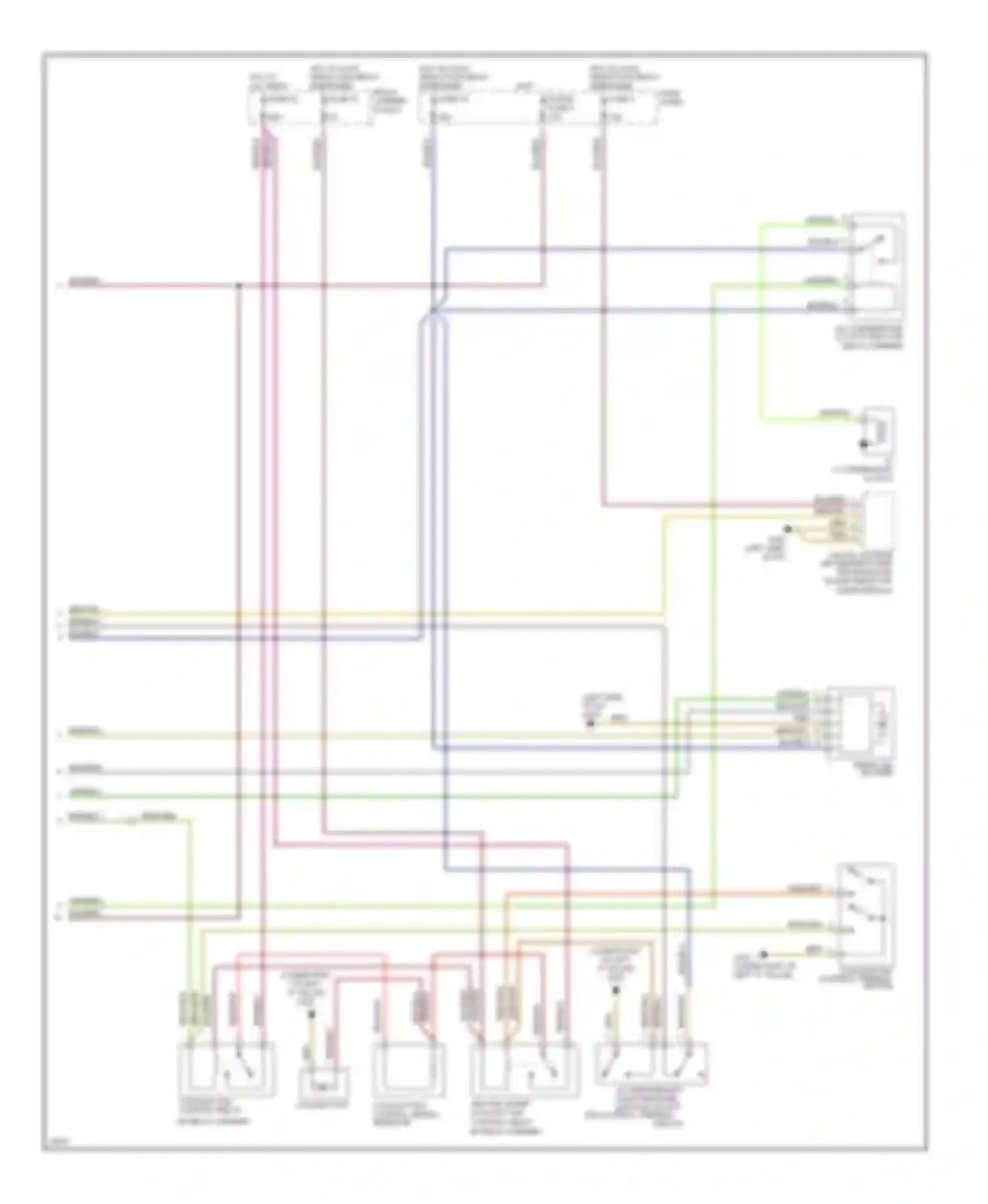 A4 Audi B5 (1994-1999): Automatic a/c circuit (2 of 2)