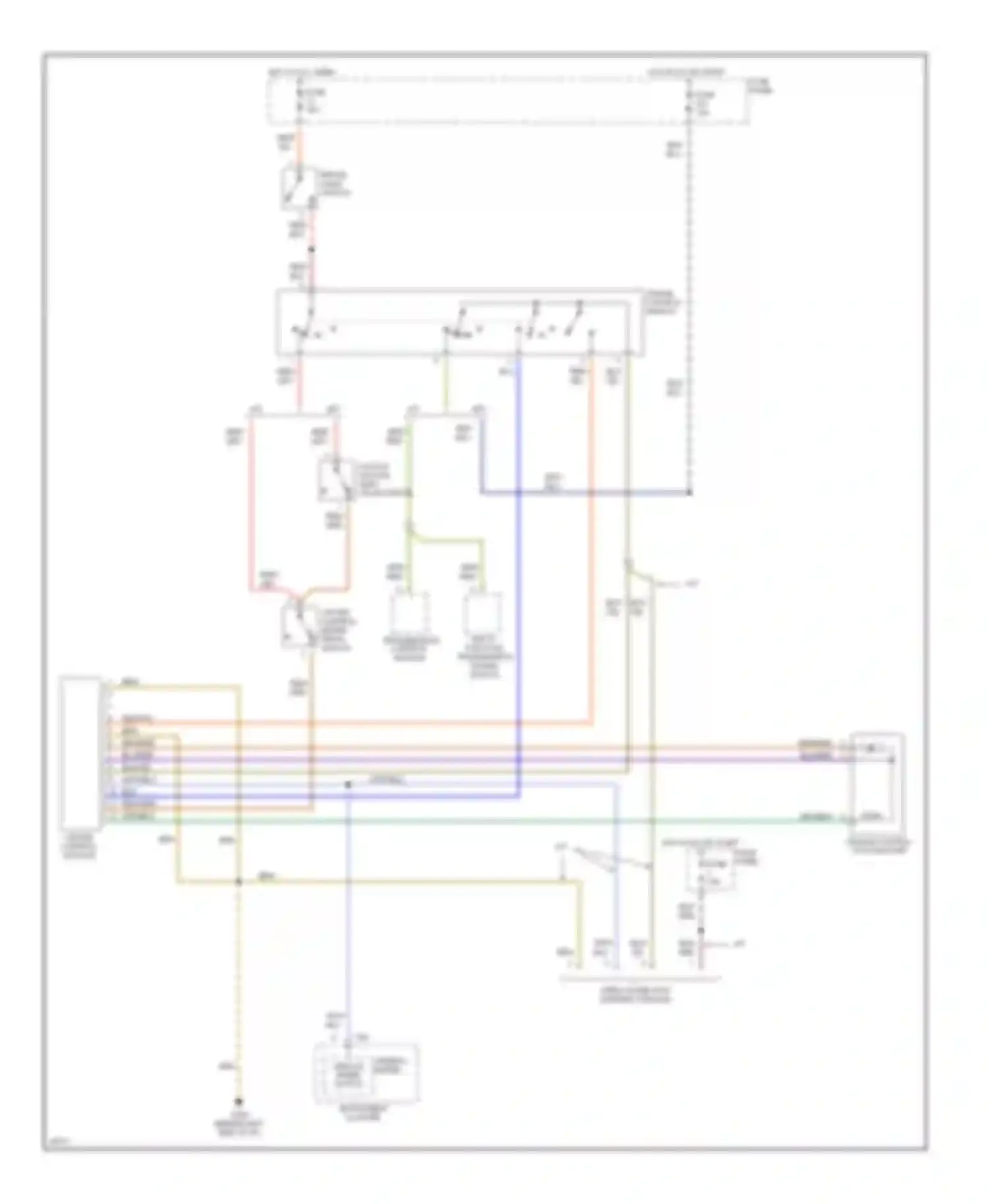 A4 Audi B5 (1994-1999): Cruise control circuit