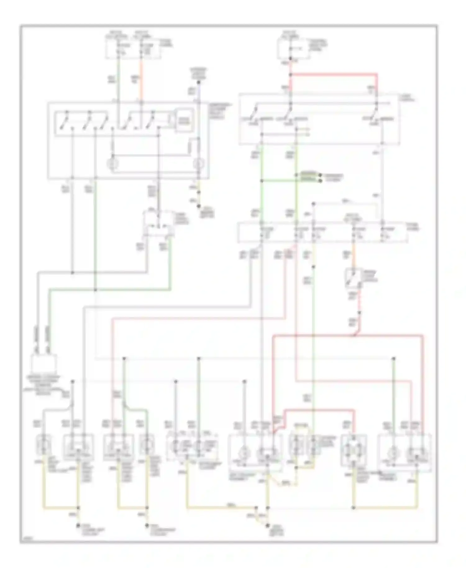Wiring diagram blk/grn for Audi A4 B5 (1994-1999) (4 of 9)