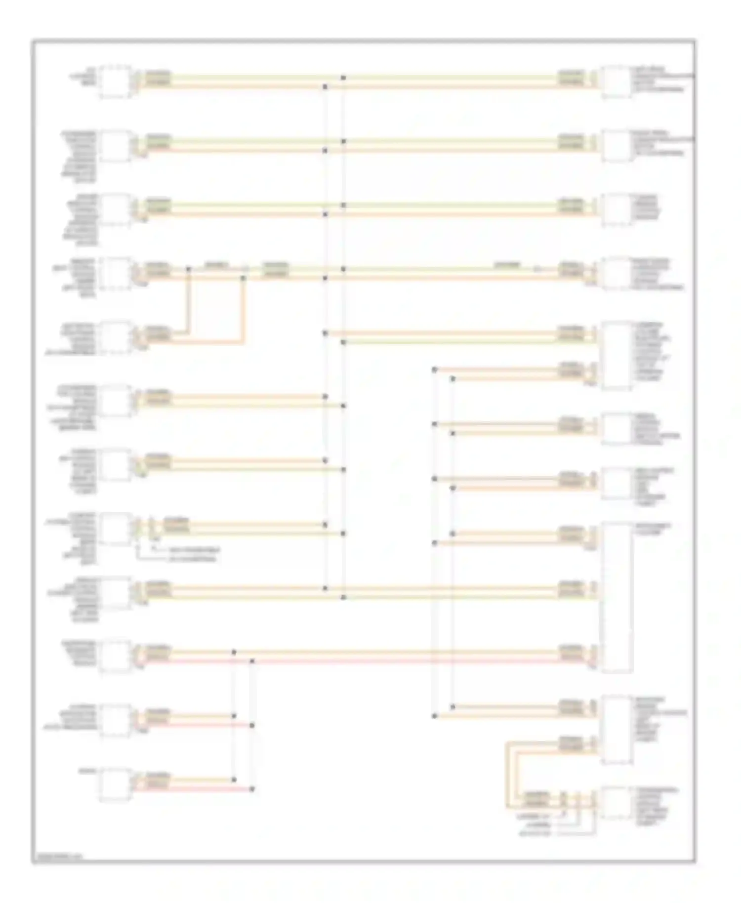 A4 Audi B6 (2000-2006): High/low bus circuit